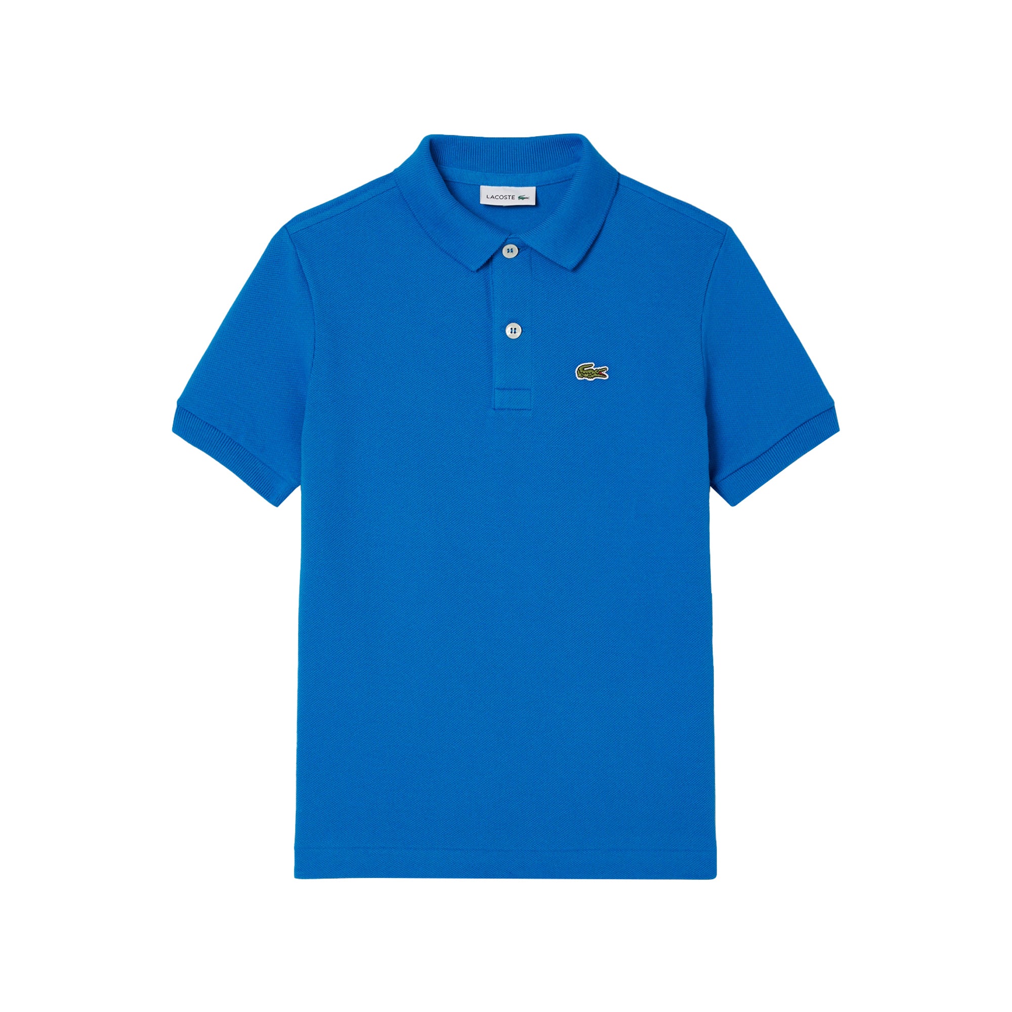 Polo Junior in petit piqué Blu