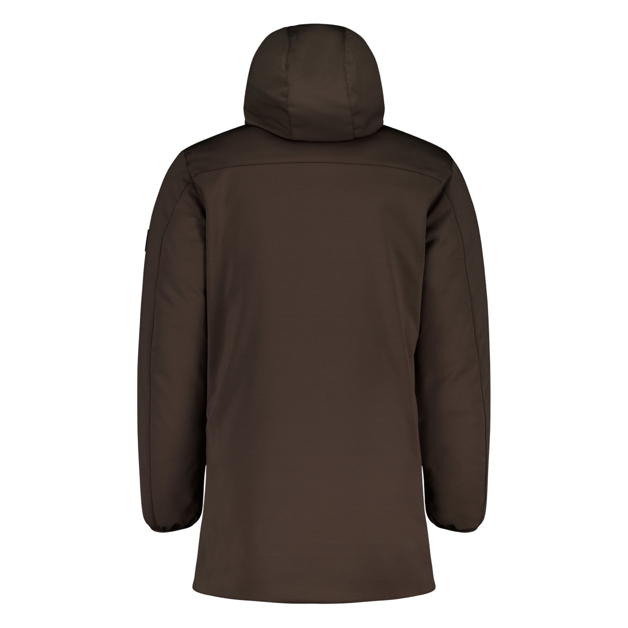 Piumino Uomo Clem 4.0 in softshell, lungo, con cappuccio
