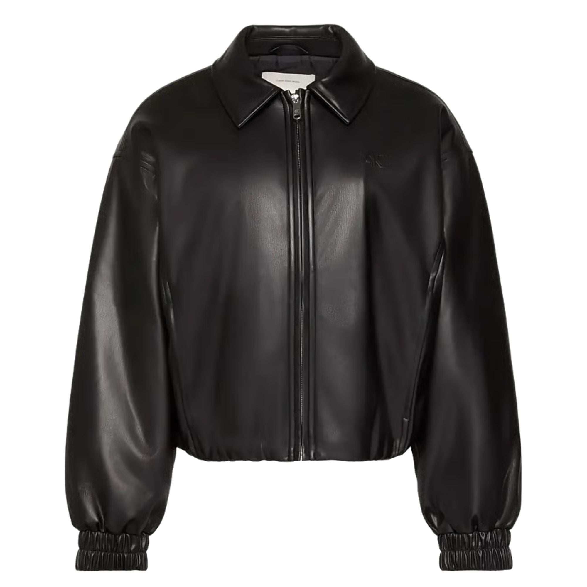 CALVIN KLEIN Giubbotto Bomber Ecopelle Relaxed Donna