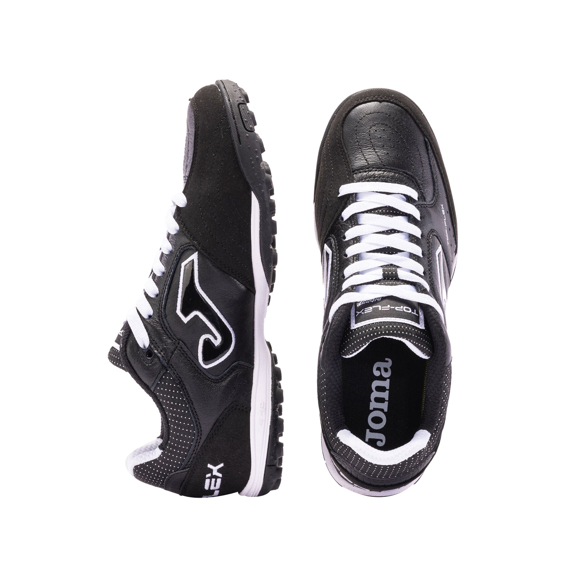Scarpa Uomo Uomo da calcio, con tomaia in pelle e logo laterale