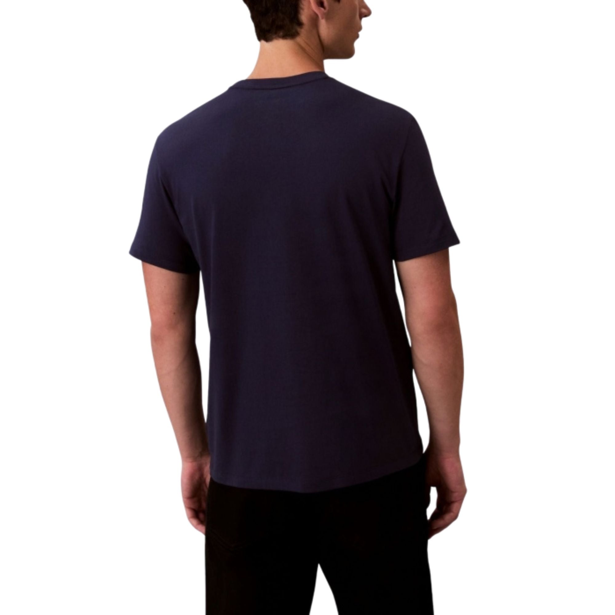 CALVIN KLEIN T-shirt Jeans SS CLASSIC MONOGRAM Cotone Uomo