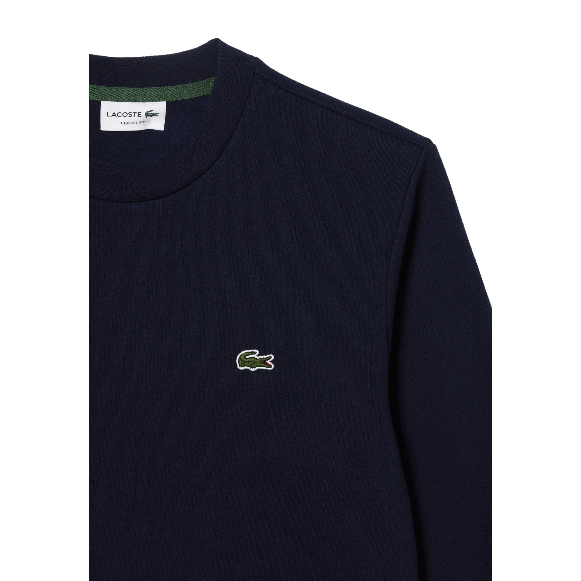 Felpa Uomo Navy tinta unita, in cotone spazzolato