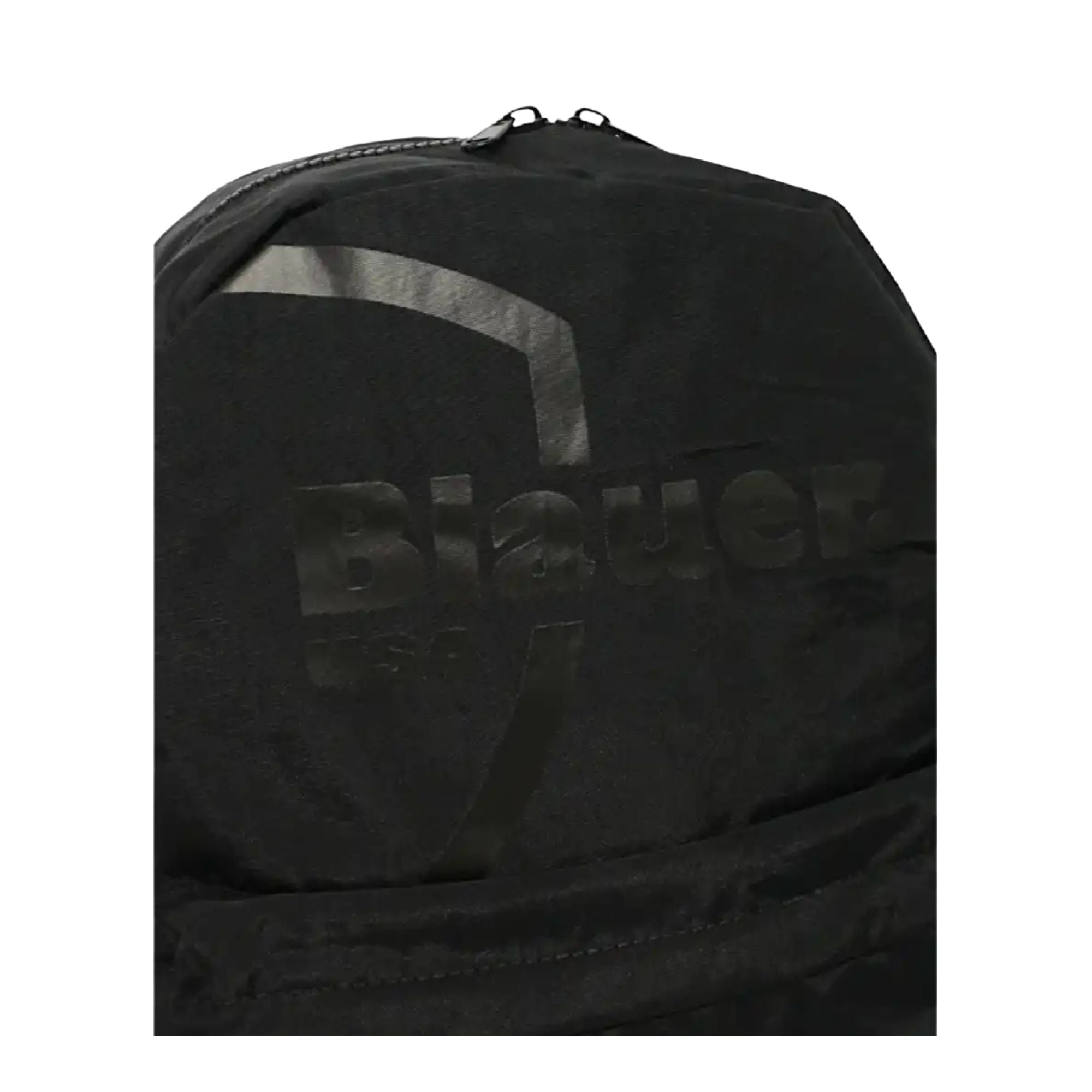 Zaino Uomo, Nero in tessuto resistente, con tasche laterali