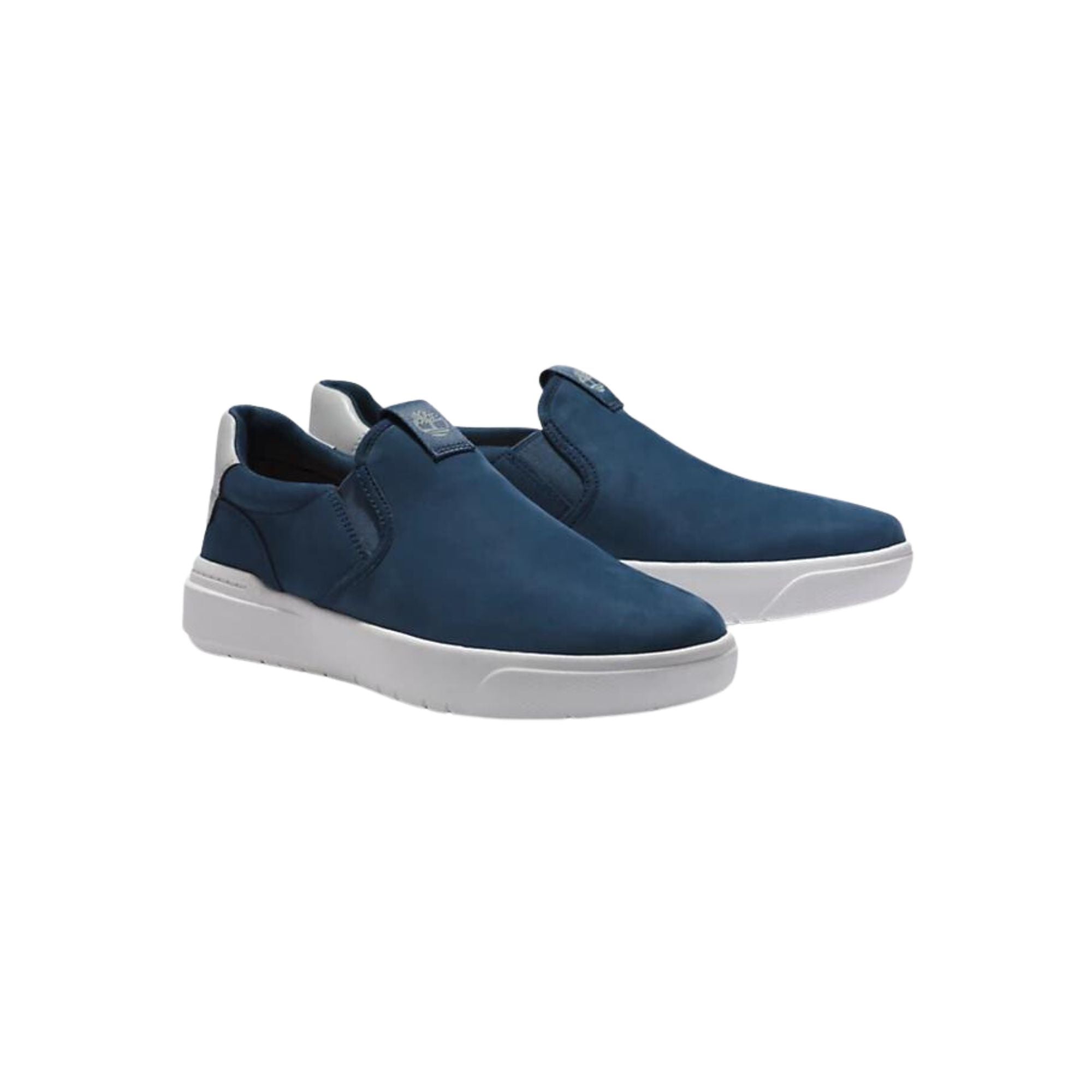 Sneakers Uomo con tomaia Blu scamosciata, senza lacci