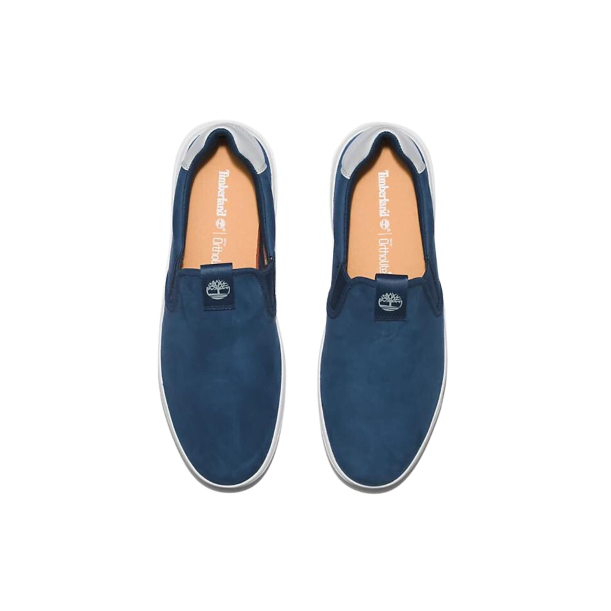 Sneakers Uomo con tomaia Blu scamosciata, senza lacci