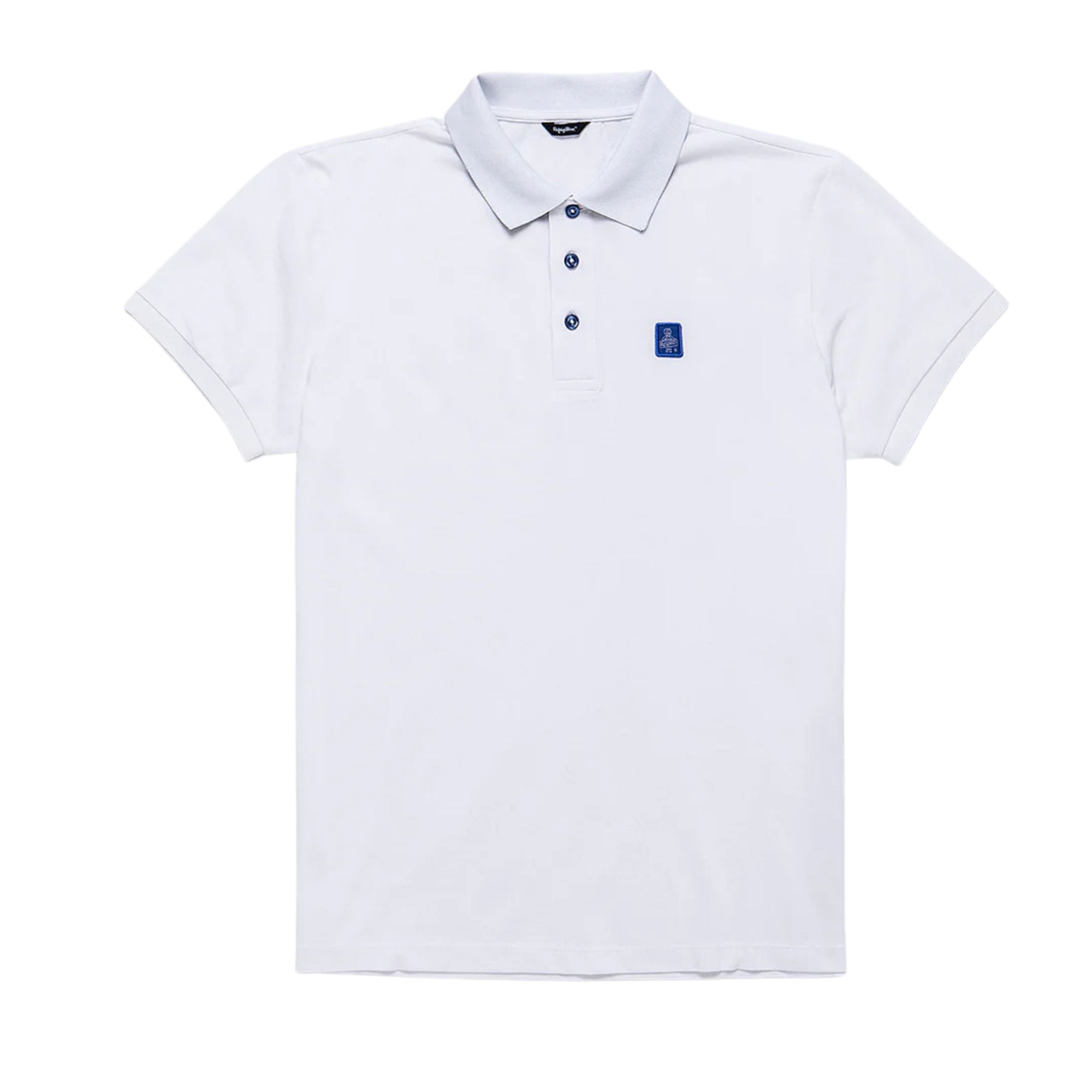 Polo Uomo New Main in tinta unita Bianco