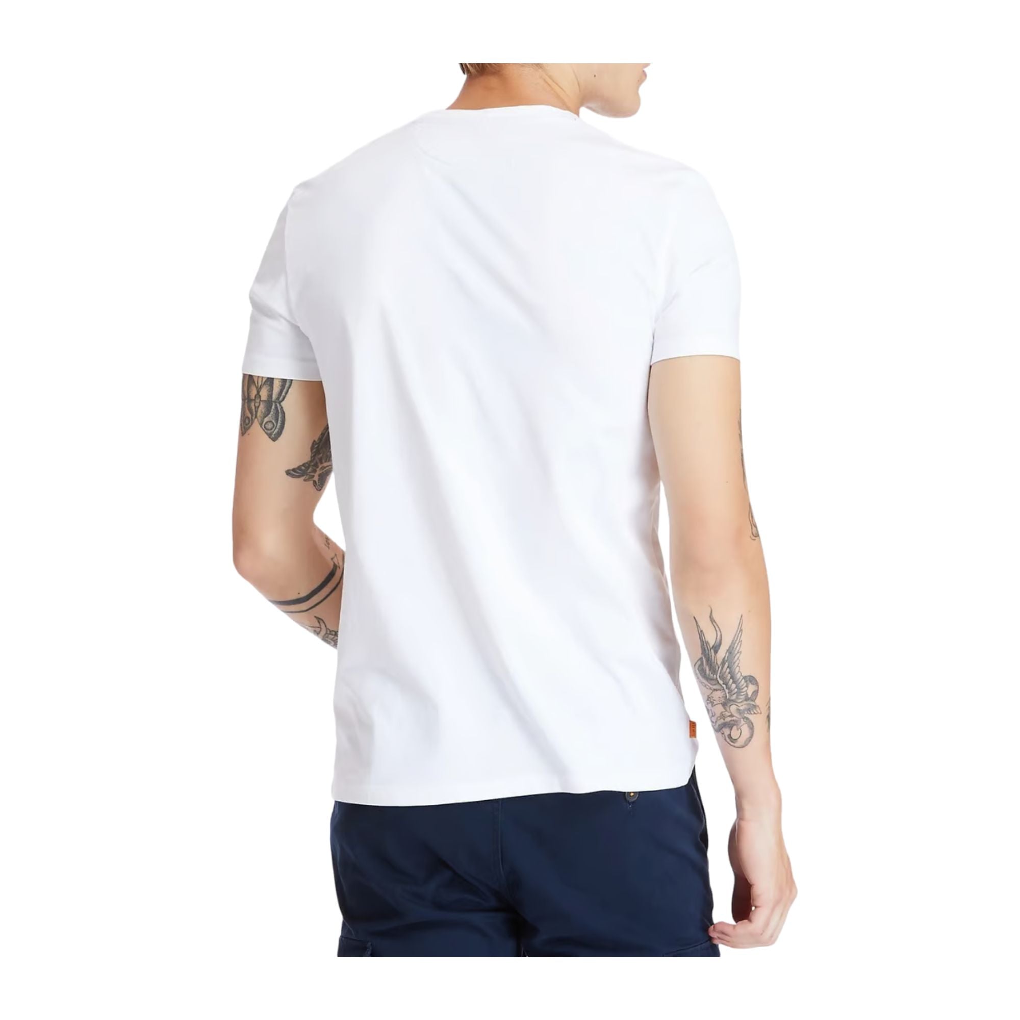 T-shirt Uomo modello Dunstan River, con micro logo ricamato a contrasto