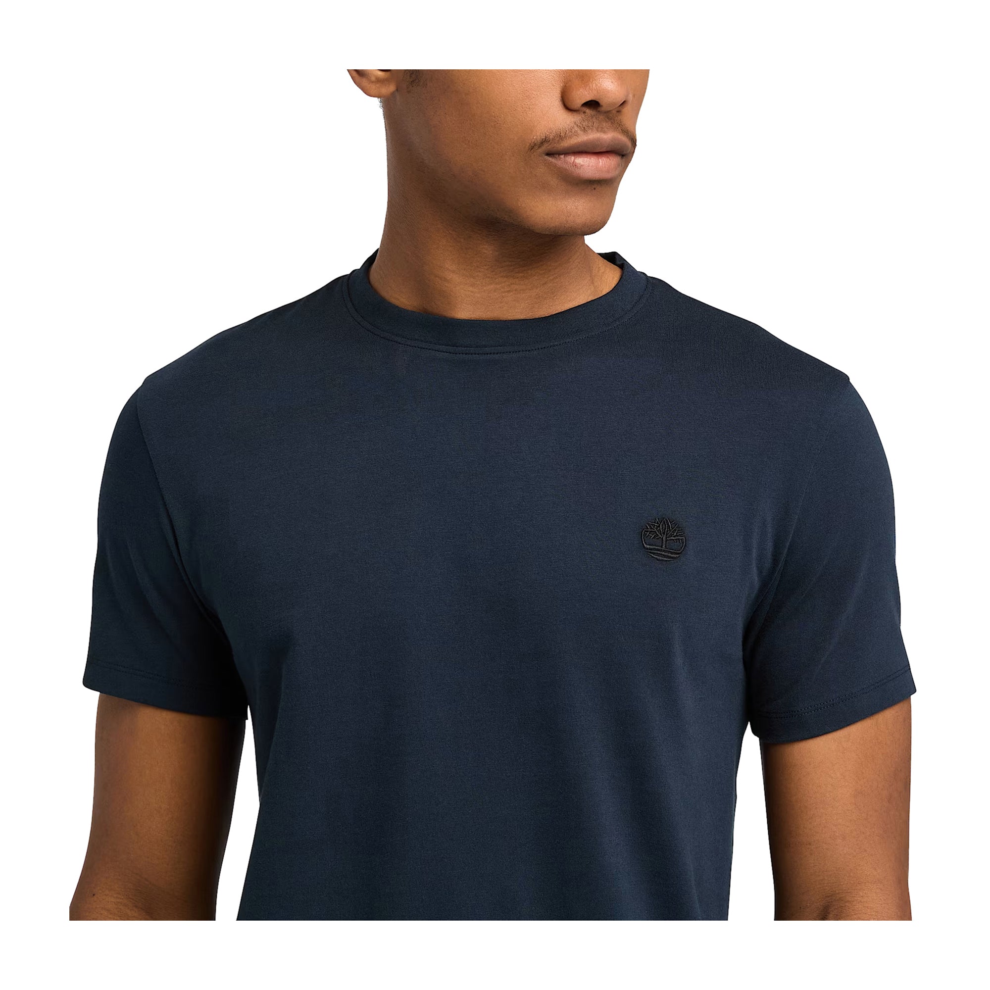 T-shirt Uomo Dunstan River, con micro logo ricamato sul petto