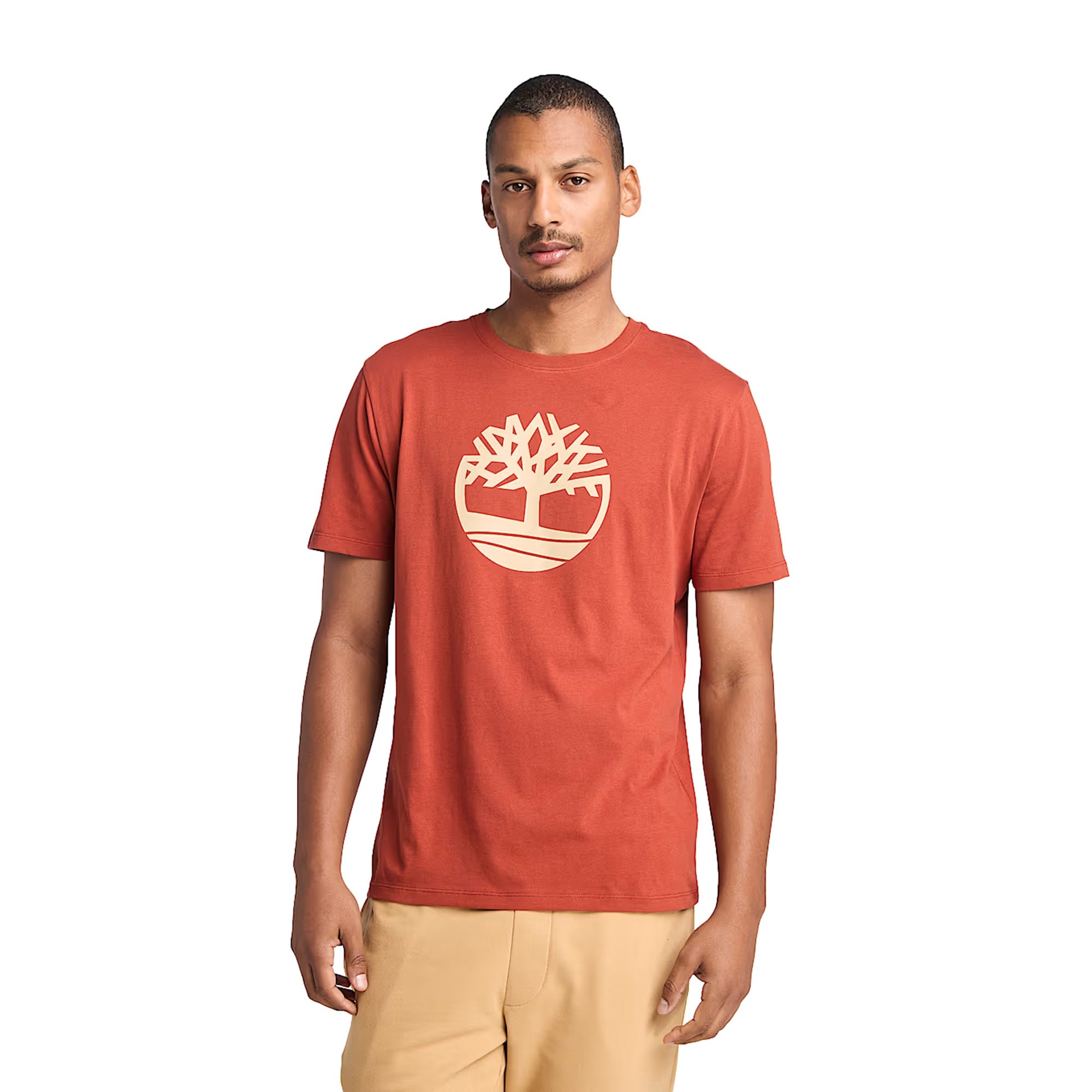 T-shirt Uomo Kennebec River, in cotone con maxi stampa frontale