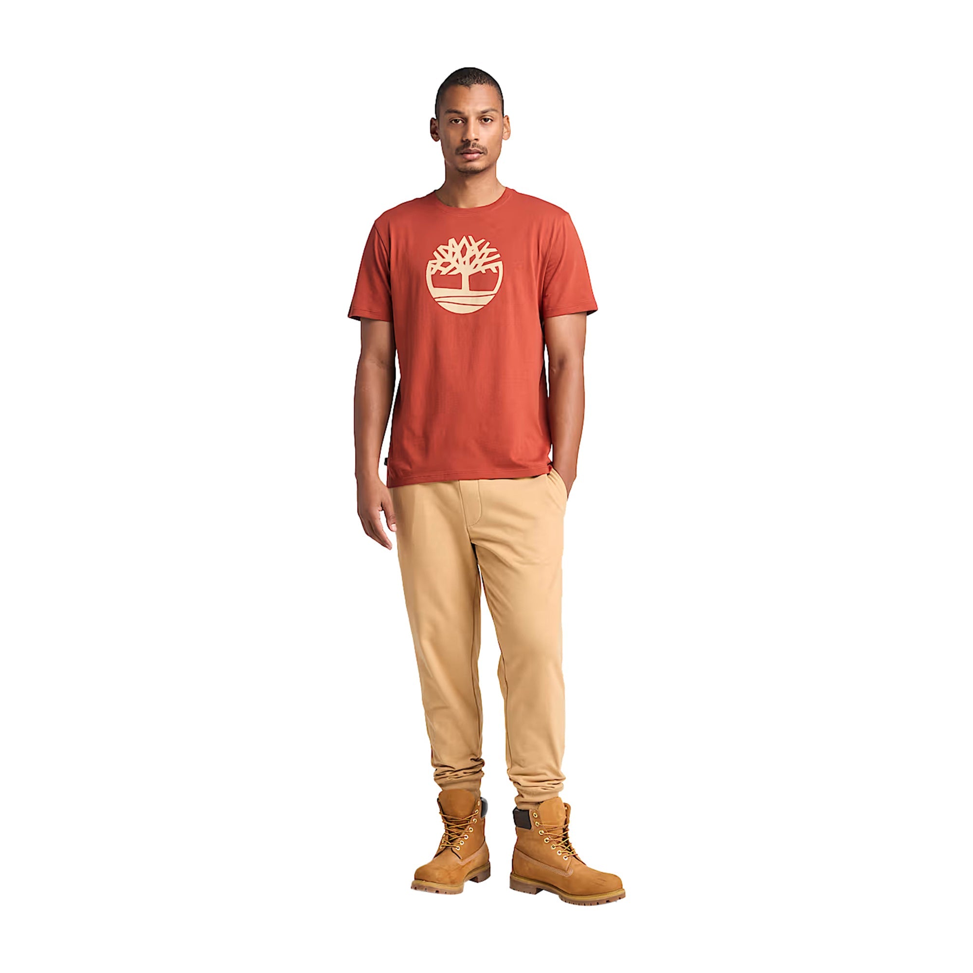 T-shirt Uomo Kennebec River, in cotone con maxi stampa frontale