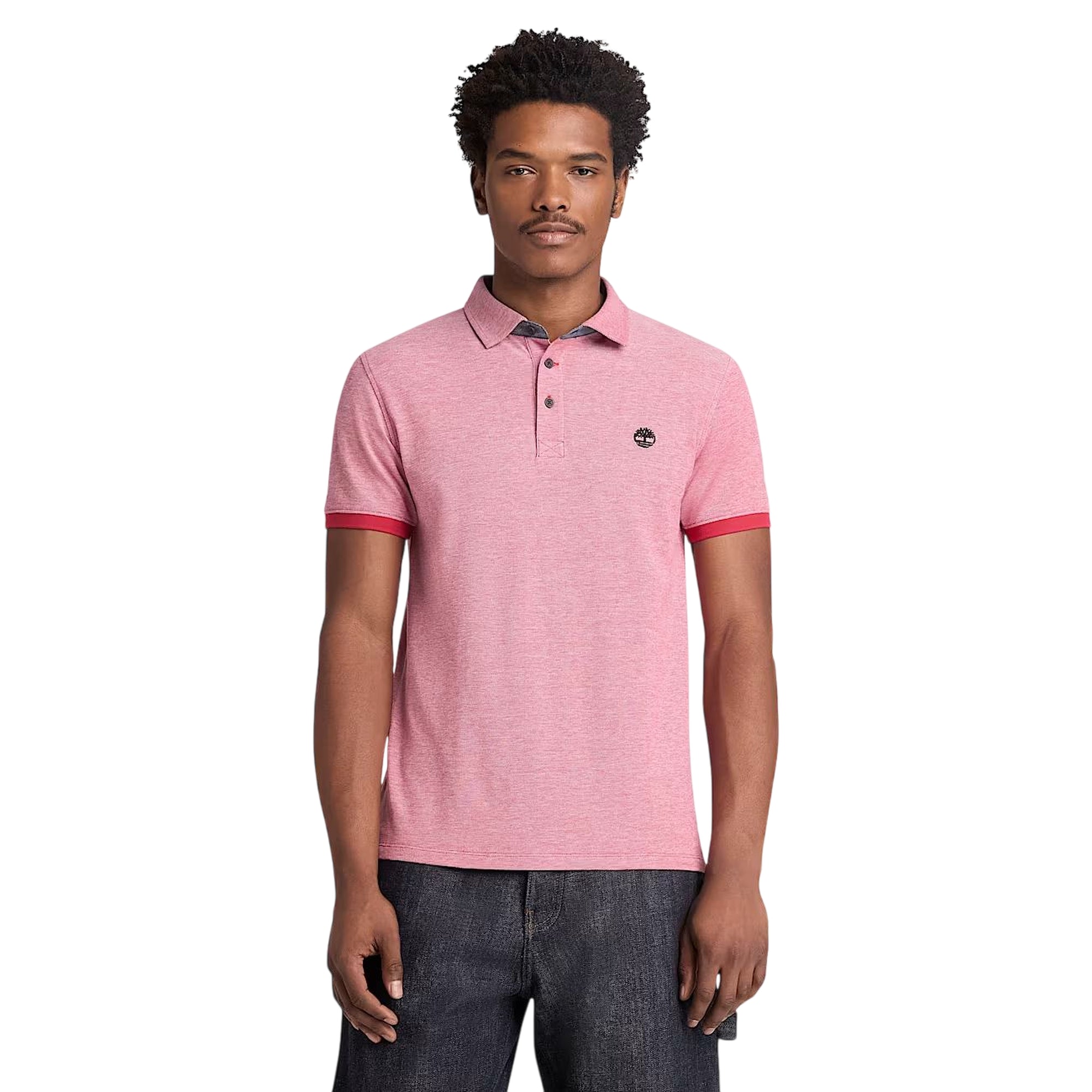 Polo Uomo Oxford Maniche Corte Baboosic Brook rosso