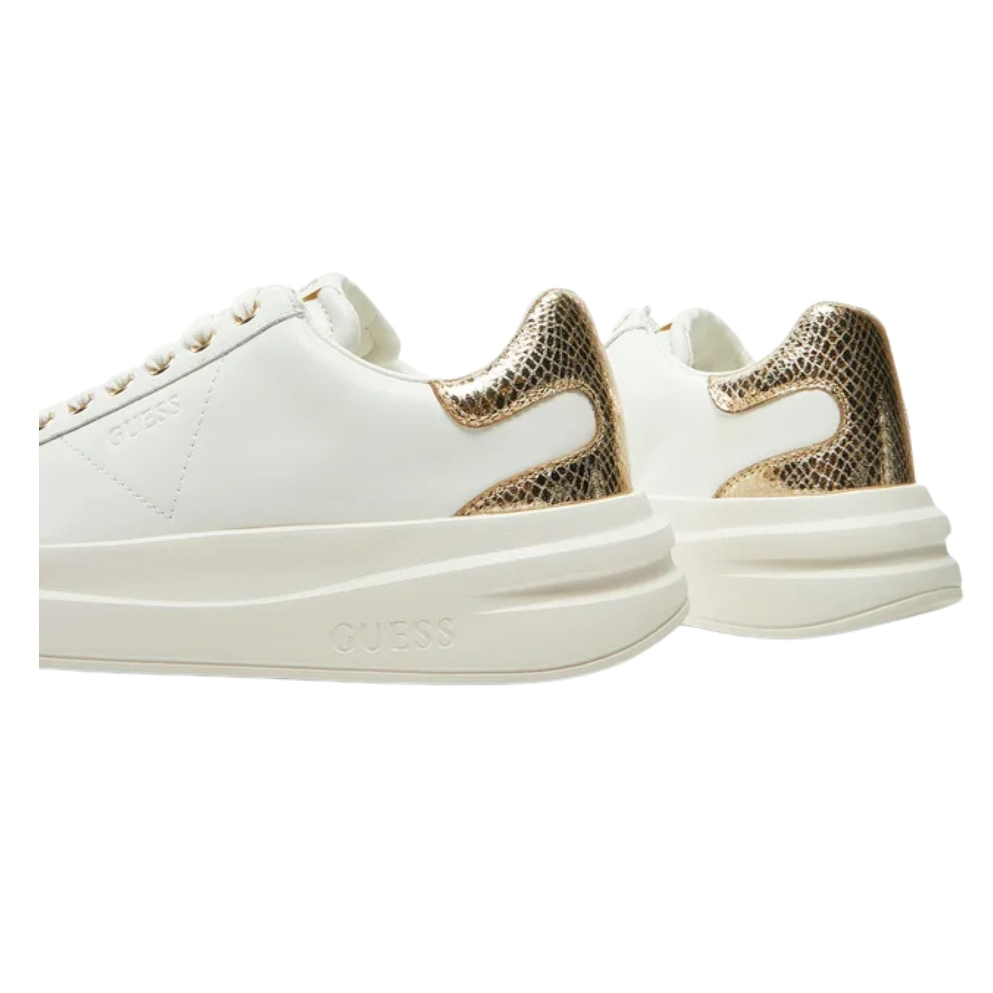 Guess Sneakers Donna Elbina con inserto retro dorato retro