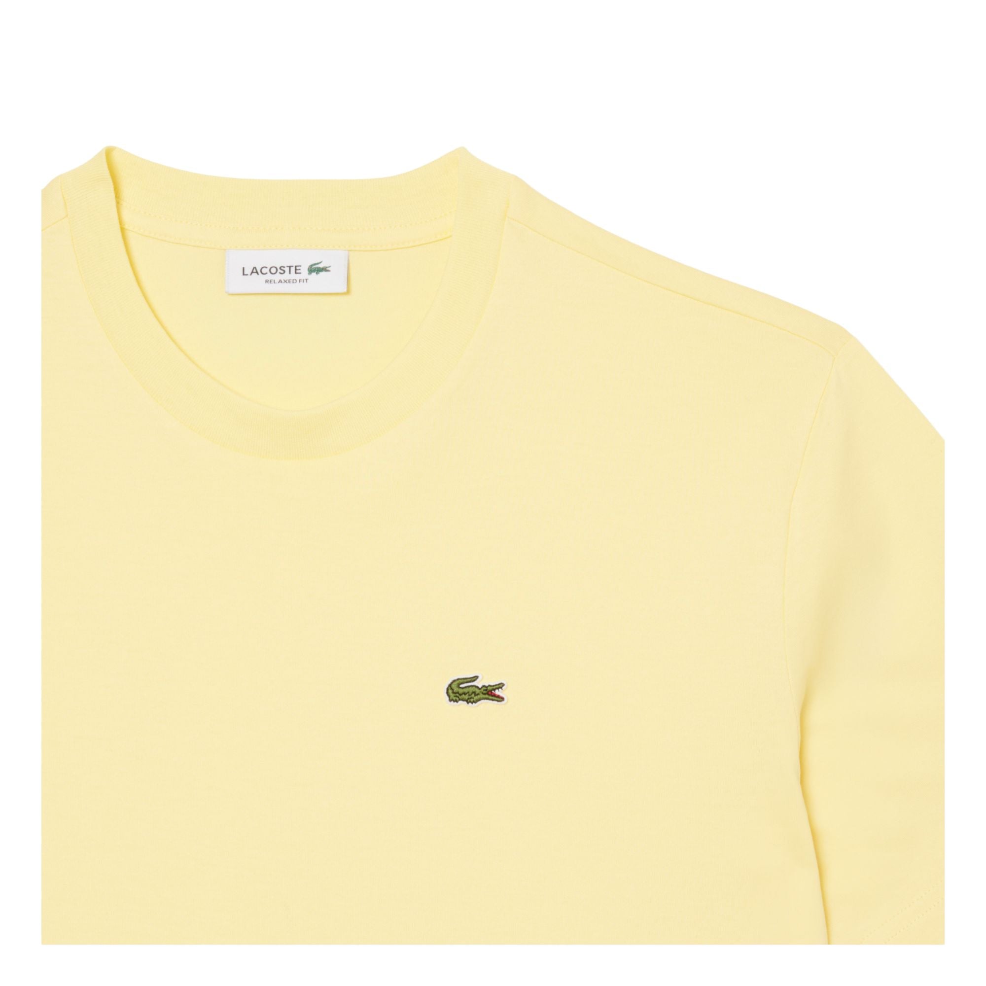 T-shirt Donna a tinta unita, con una scollatura girocollo, in cotone elasticizzato