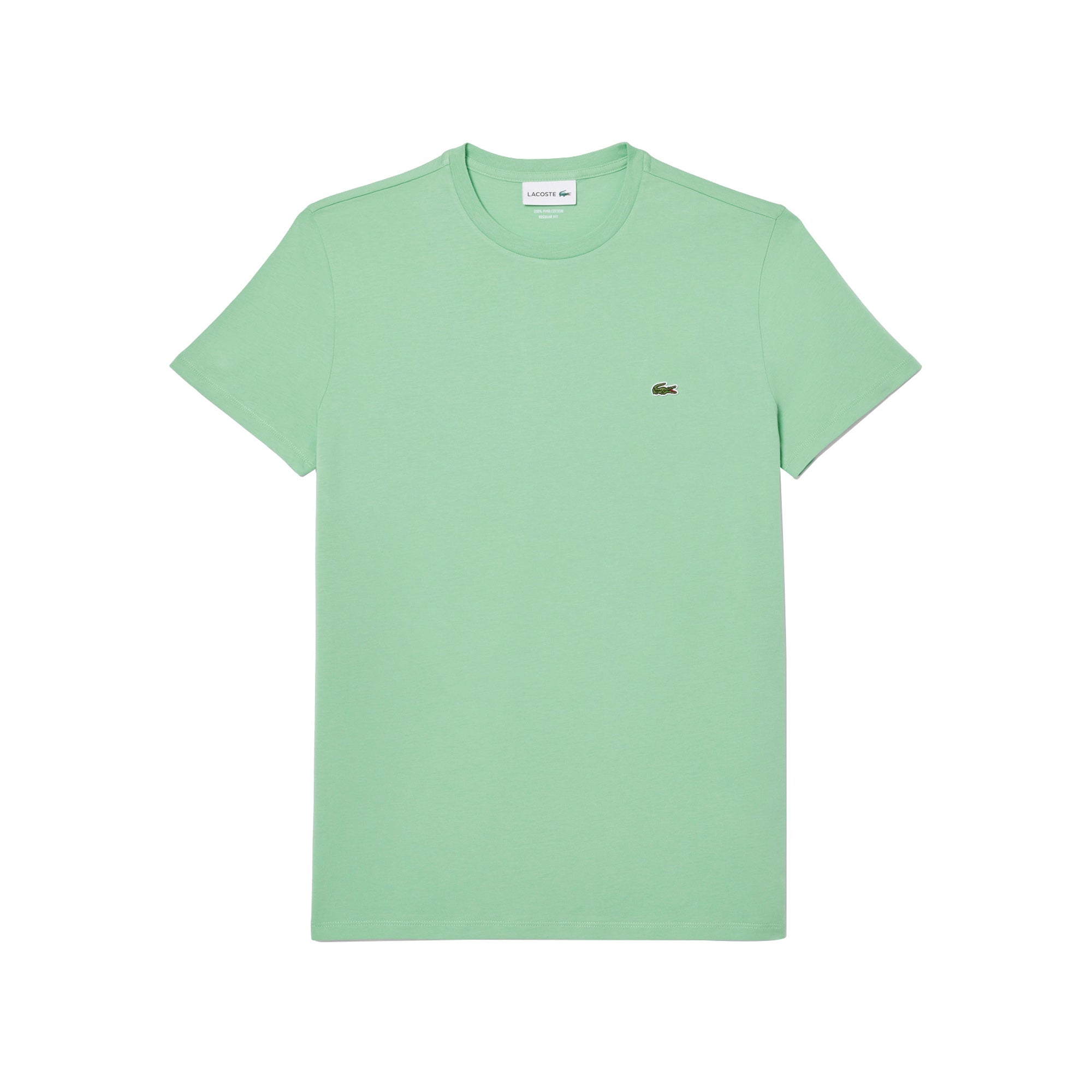 T-shirt Uomo in cotone Pima Verde chiaro