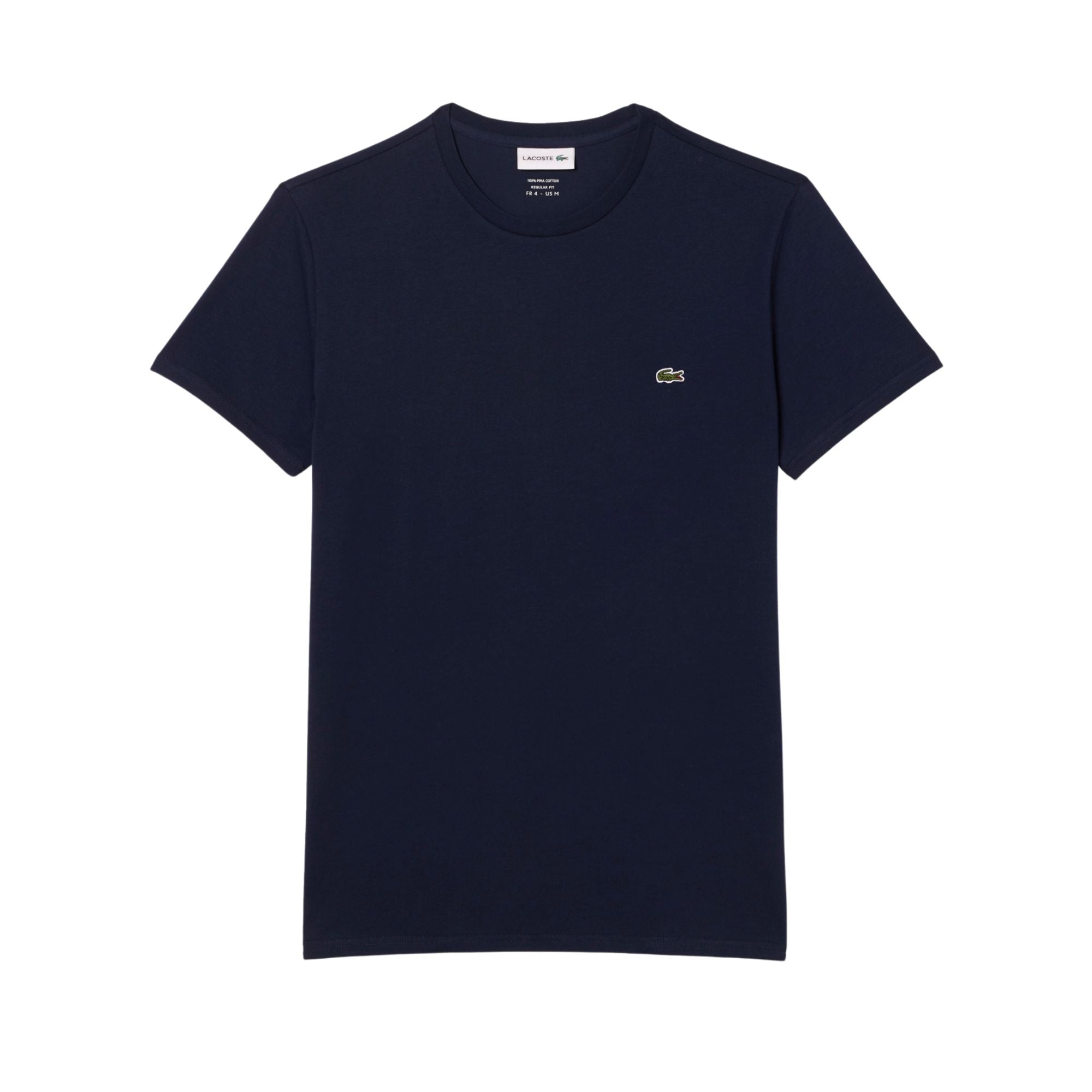 T-shirt Uomo modello Pima, a maniche corte, con coccodrillo sul petto
