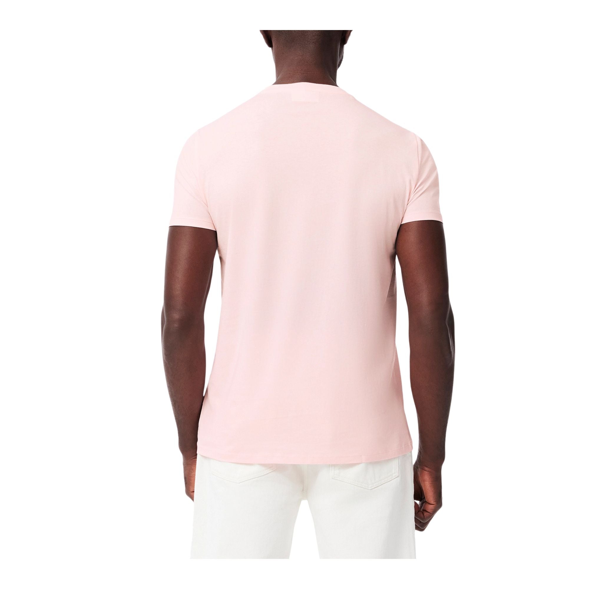 T-shirt Uomo in cotone Pima elasticizzato con iconico coccodrillo verde sul petto