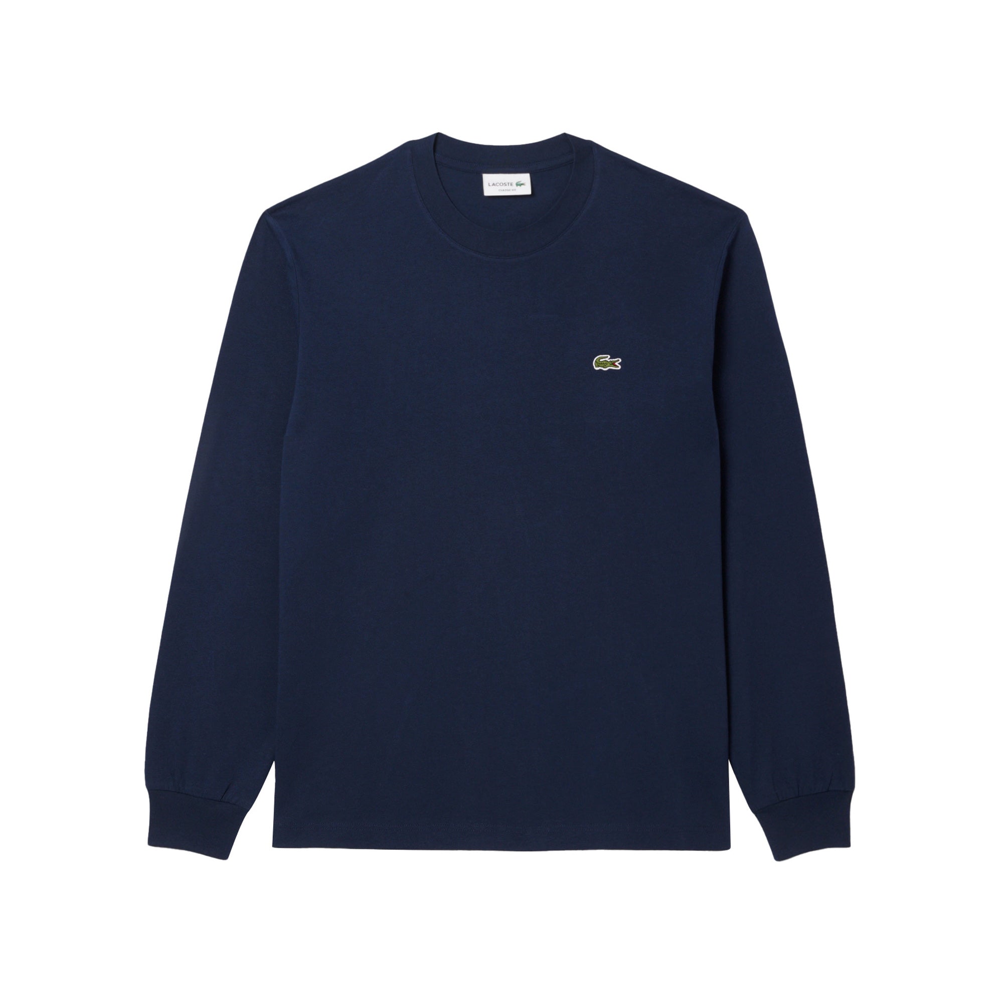 T-shirt Uomo in cotone a maniche lunghe Navy