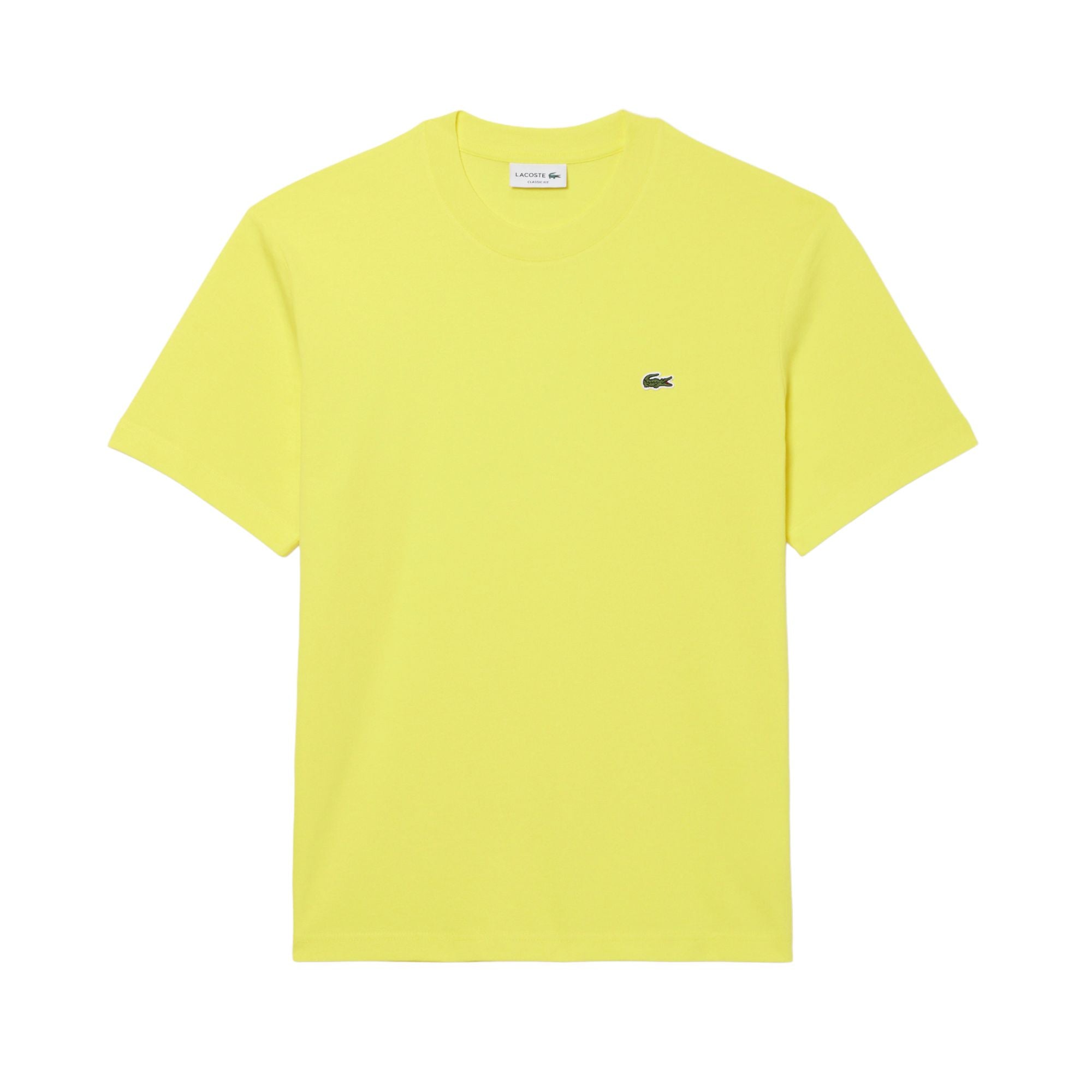 Maglie Gialle Uomo T-shirt Uomo Gialla A Maniche Corte Con Logo