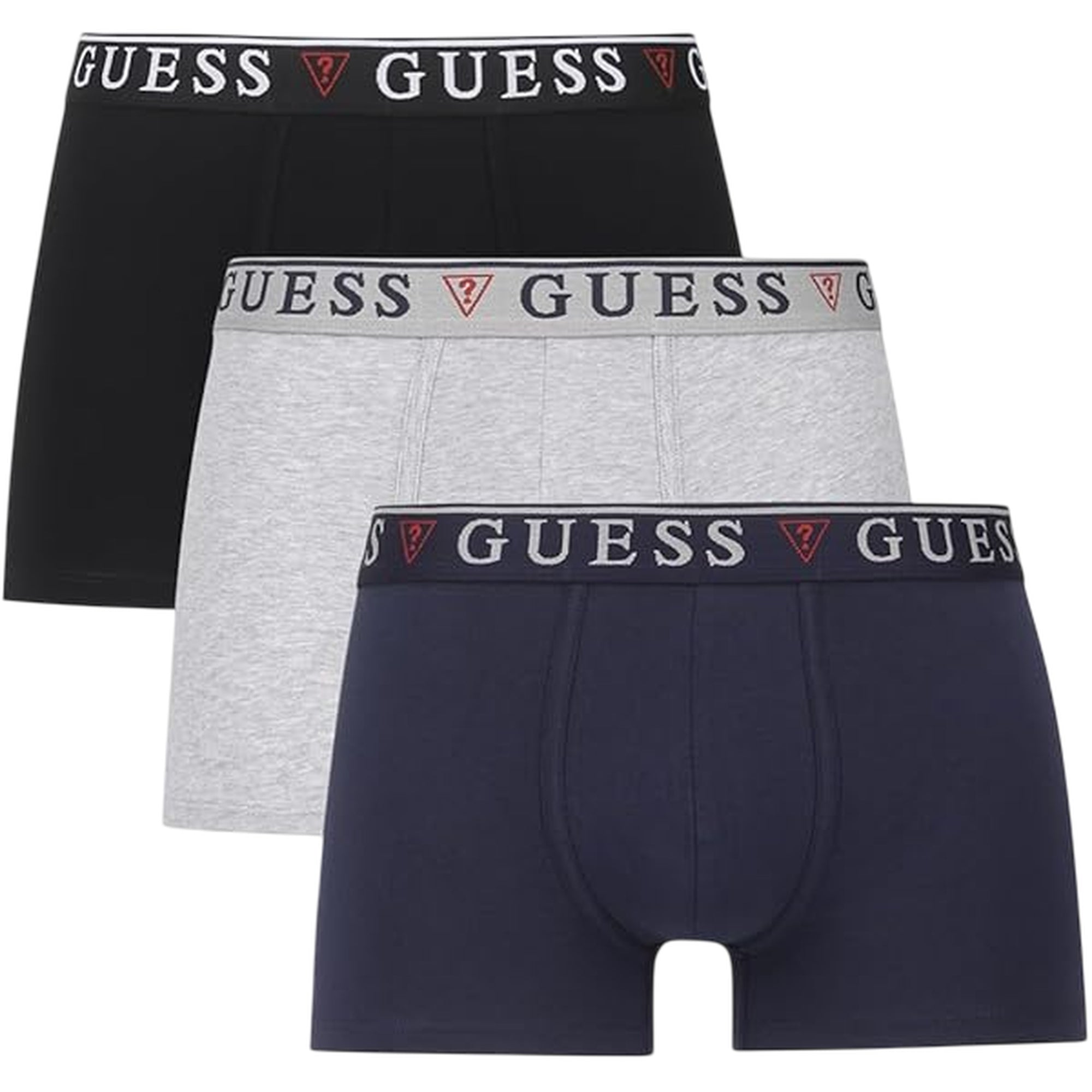 Boxer Uomo pack da 3 nero/grigio/blu
