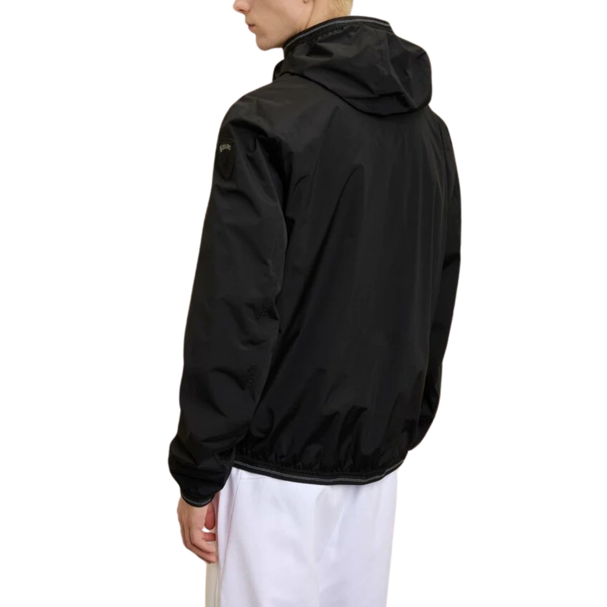 Giacca a vento Uomo Nastrata Farrin Nero modello retro