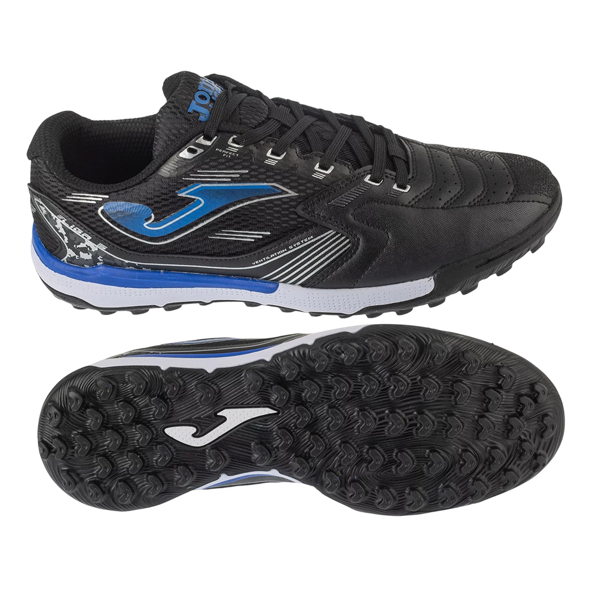 Scarpa Uomo Liga 5 2501, con tomaia in pelle sintetica e punta rinforzata
