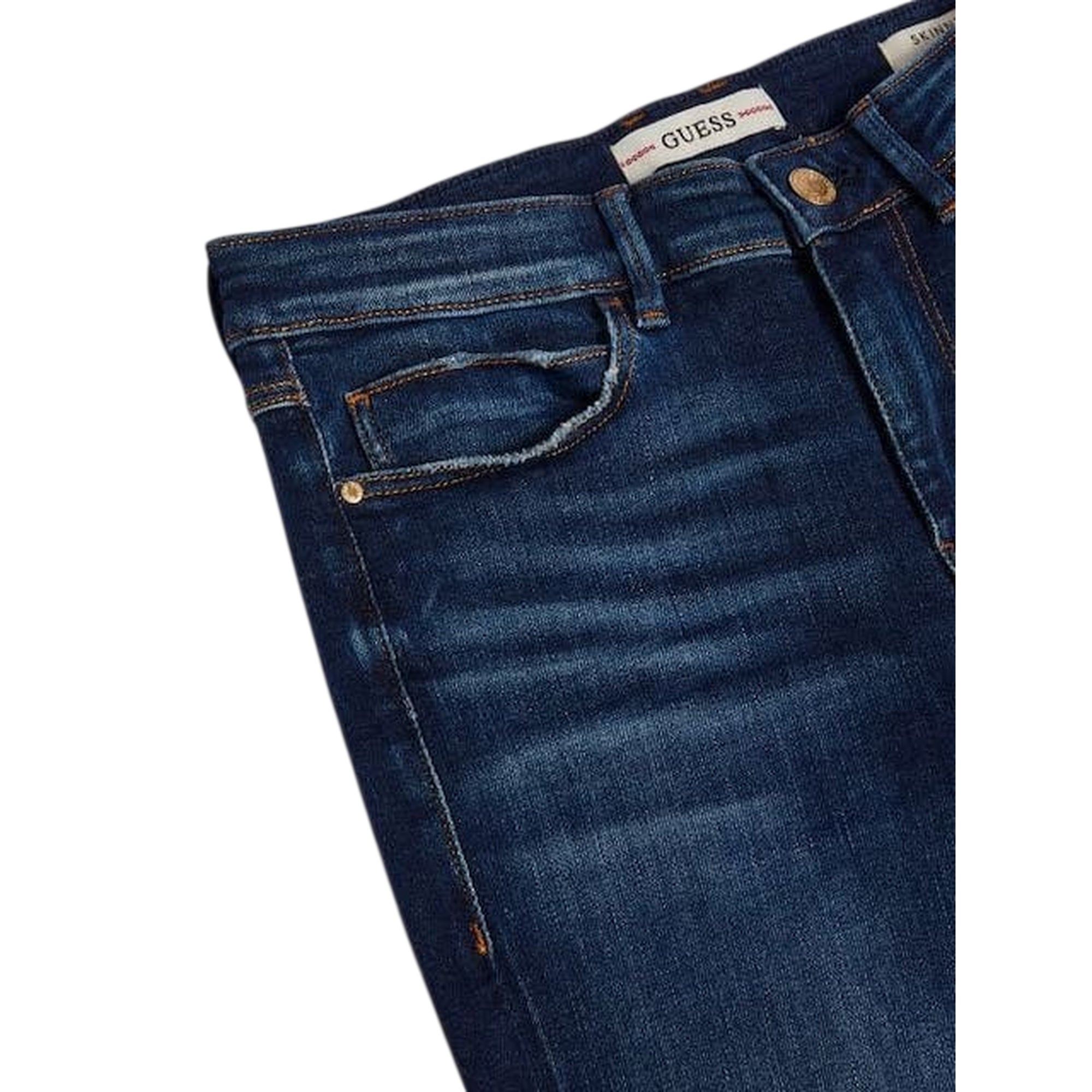 Jeans Donna skinny a vita alta Blu dettaglio