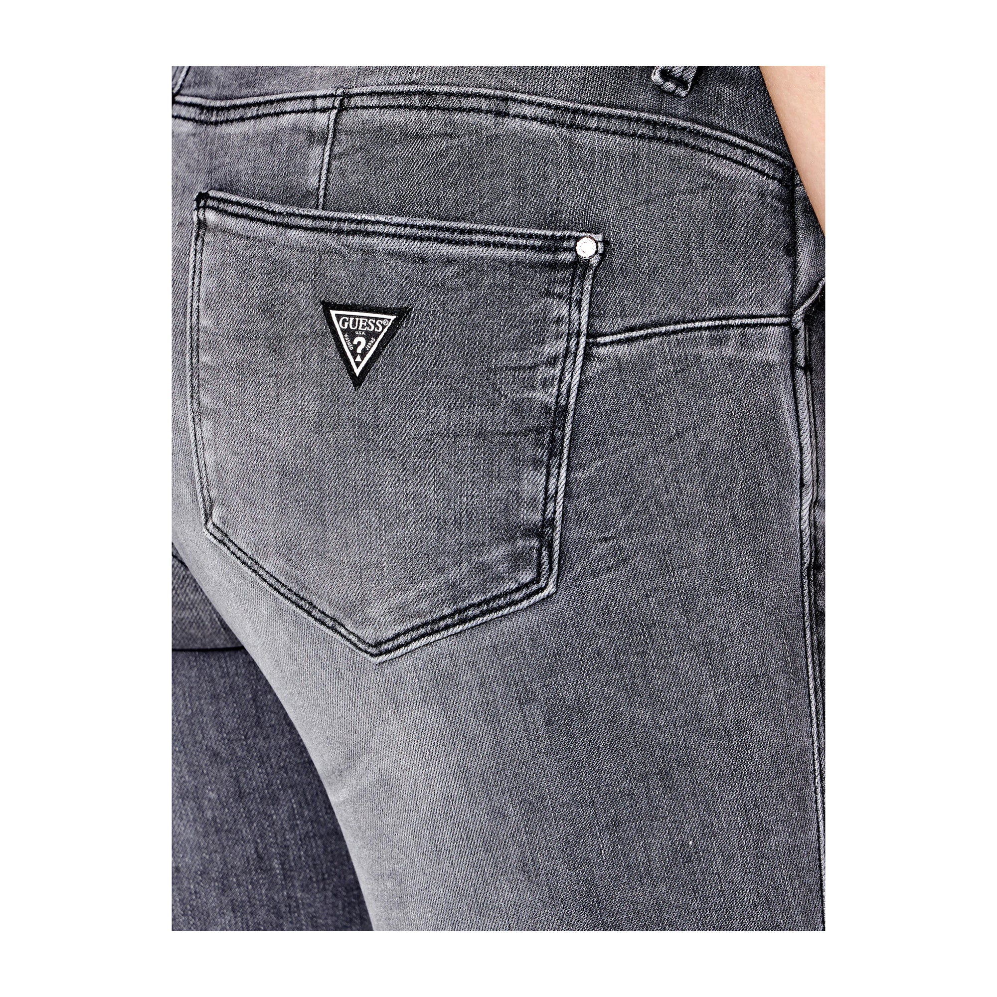 Guess Jeans Donna Annette Skinny Grigio  dettaglio retro