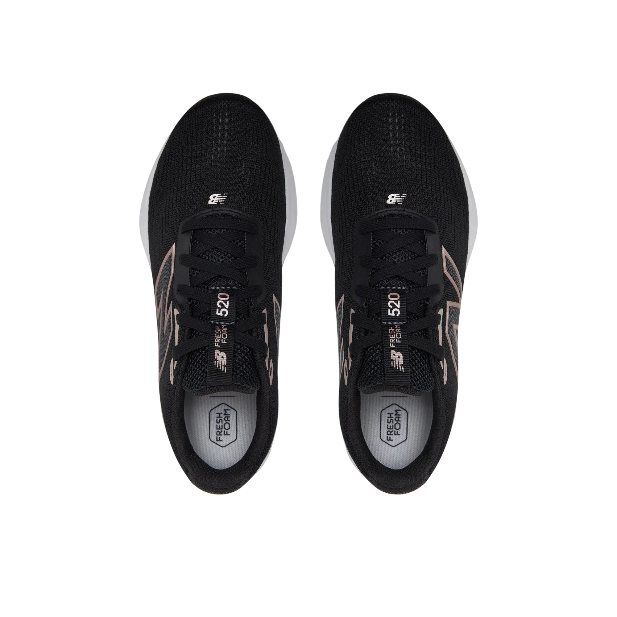 Scarpa Donna Fresh Foam 520, con tomaia in mesh, con maxi logo