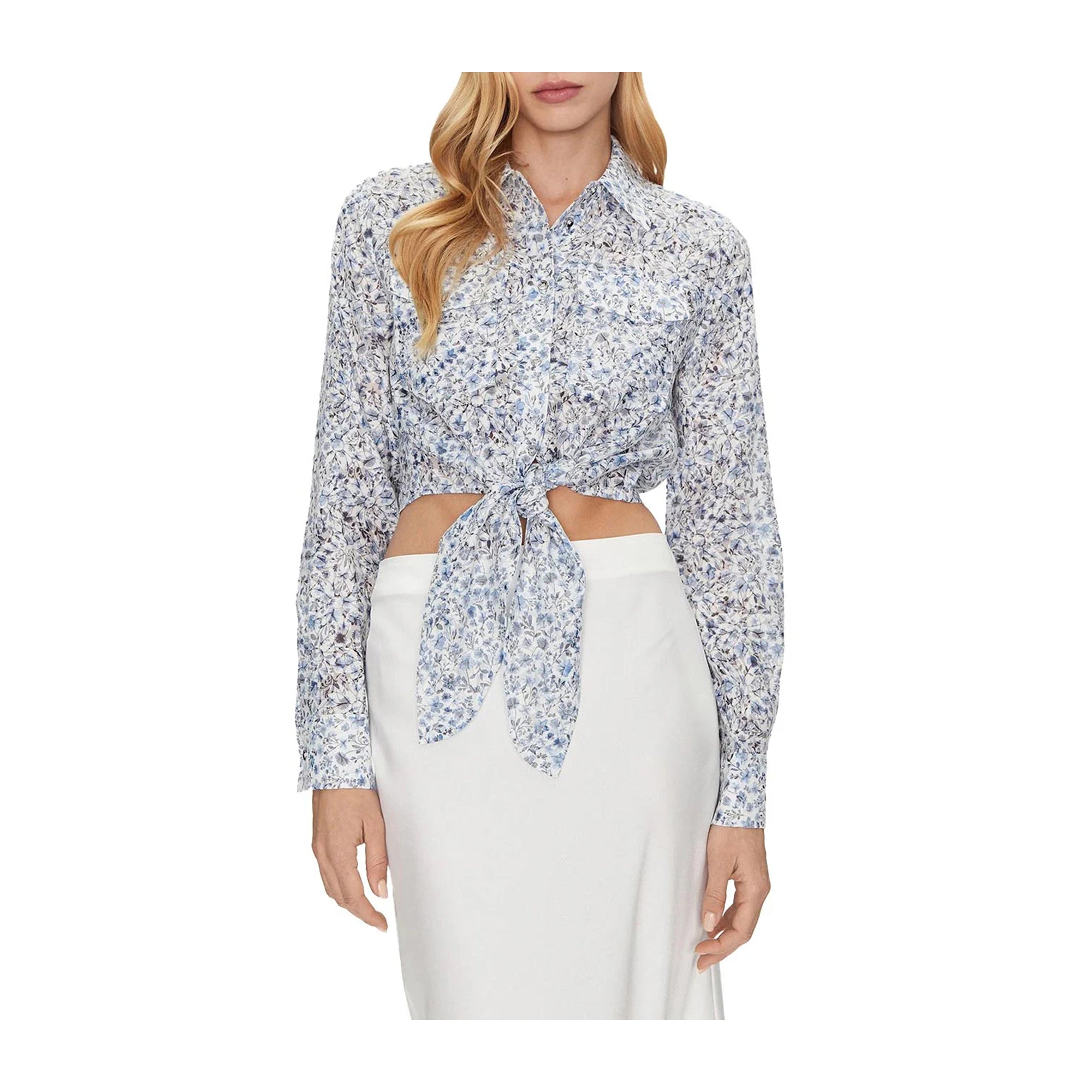 Camicia Donna Adelaide con fiocco