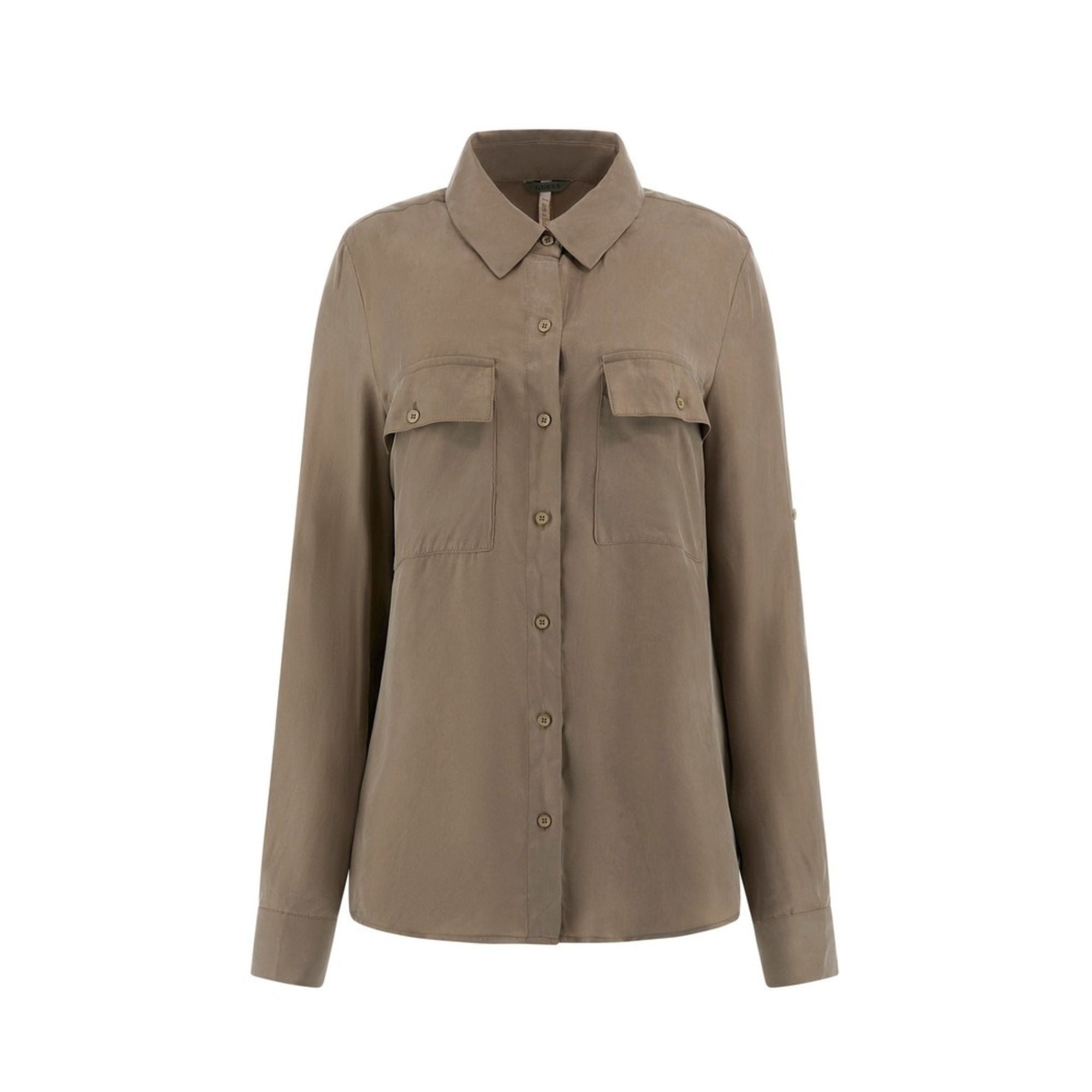 Camicia Donna con due taschine sul petto e colletto classico