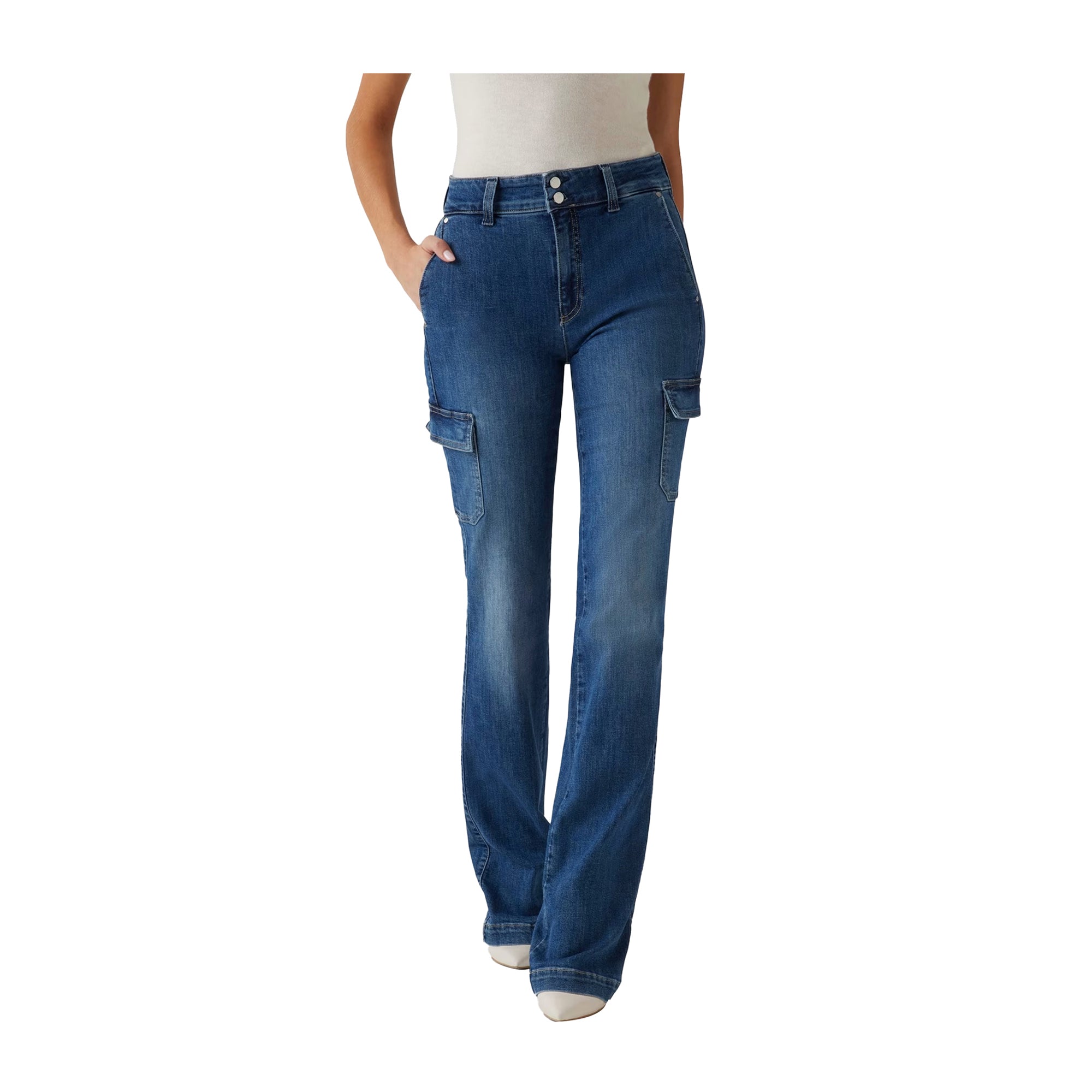 Guess Jeans Donna cargo mini bootcut
