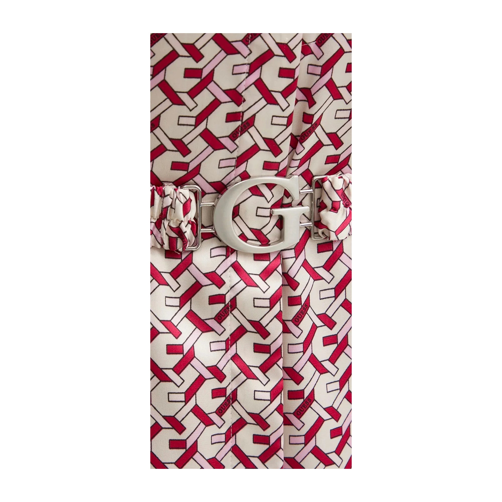 Guess Abito Donna corto Veronica stampato nei toni del rosa