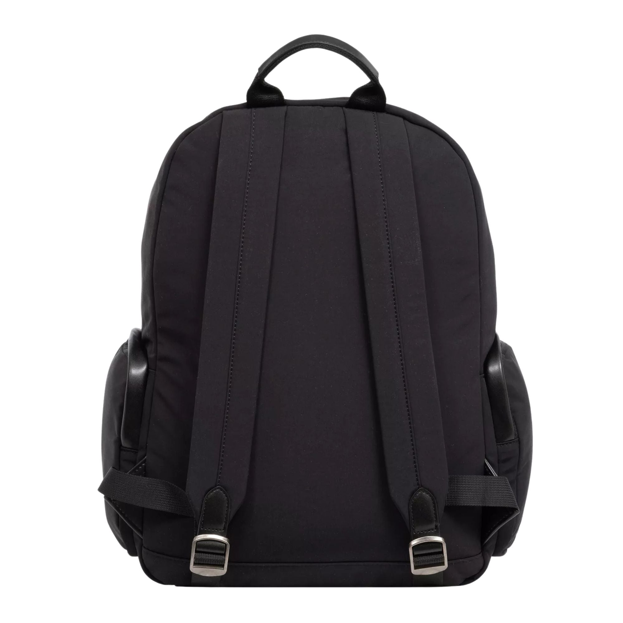 Zaino Uomo Nero, in tessuto resistente, con doppi tasca frontale