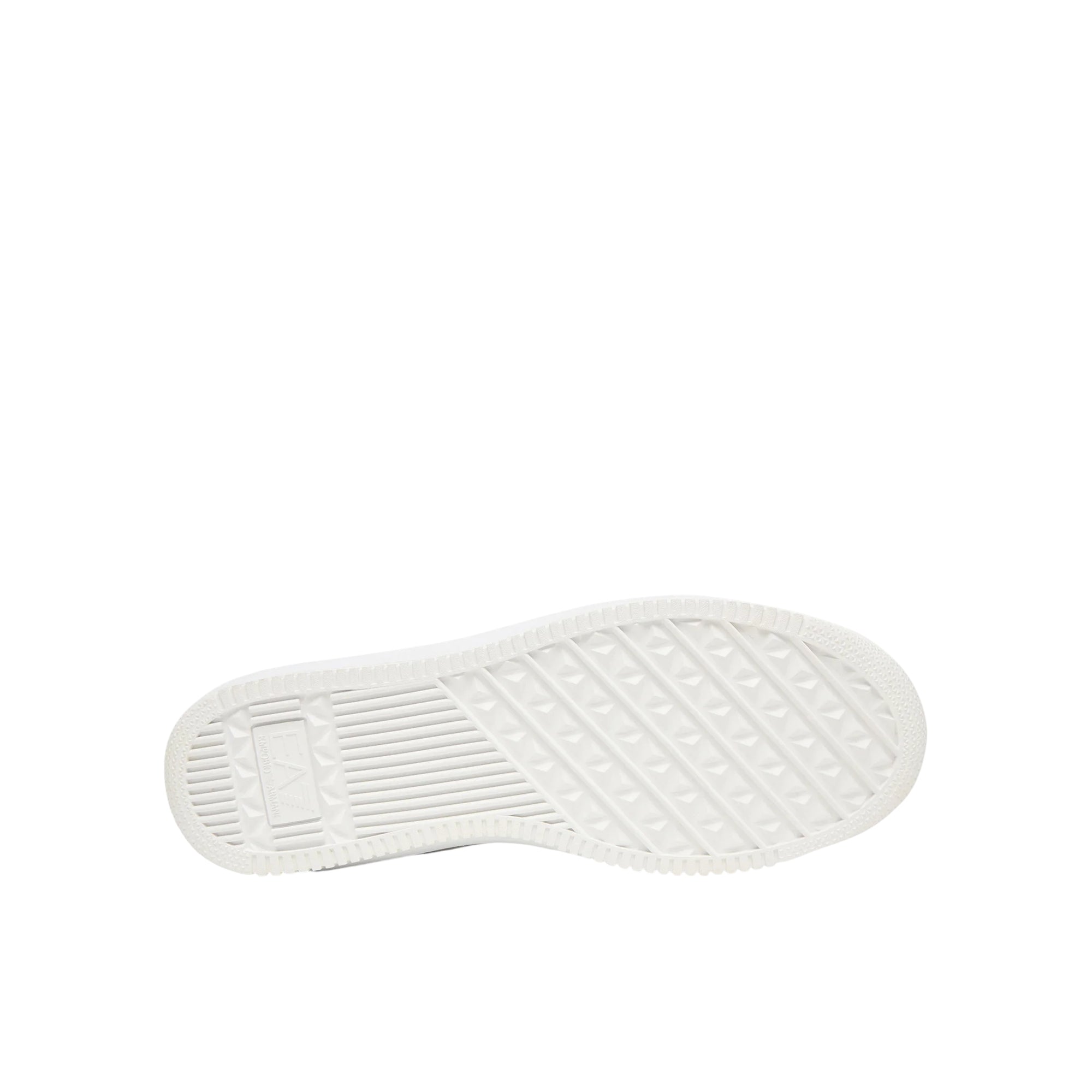 Sneakers Uomo con tomaia in ecopelle Bianca e punta tonda traforata