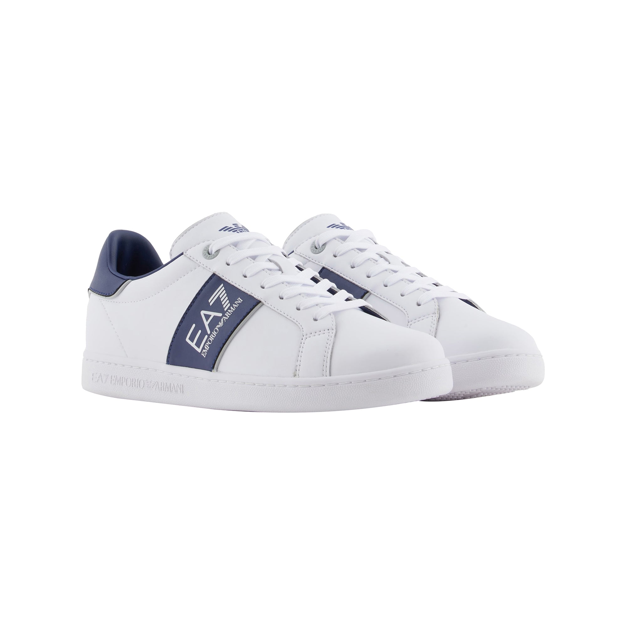 Sneakers Uomo con tomai in pelle, modello Classic Bianco