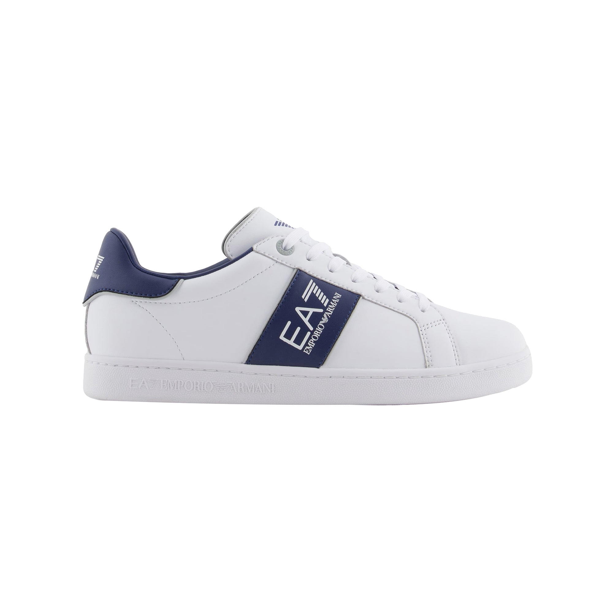 Sneakers Uomo con tomai in pelle, modello Classic Bianco