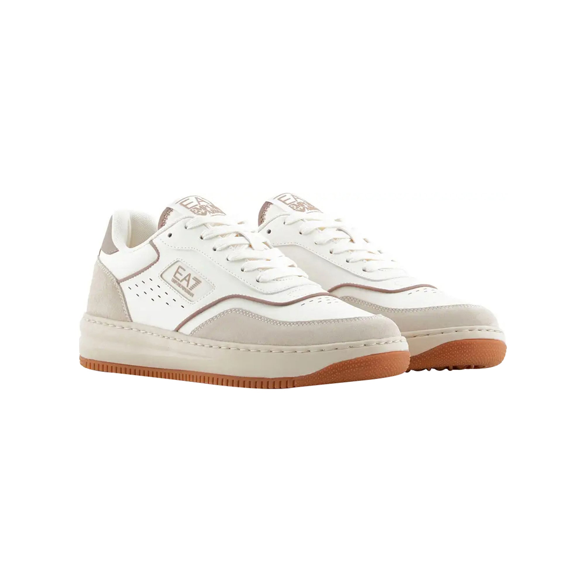 Sneakers Uomo con inserti scamosciati e logo laterale