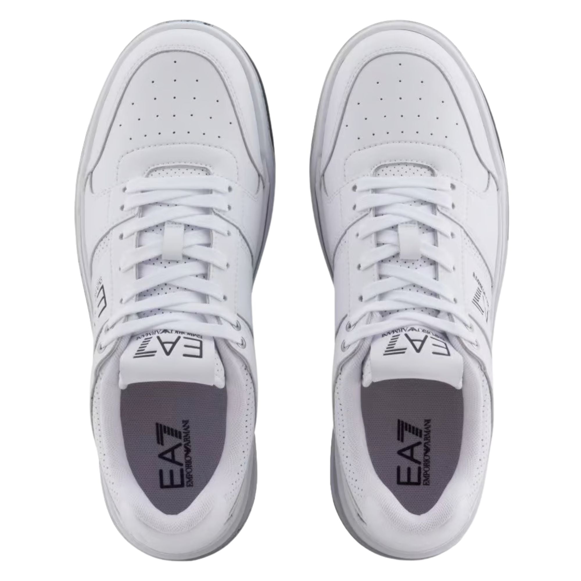 Sneakers Uomo Baseline in pelle Bianco