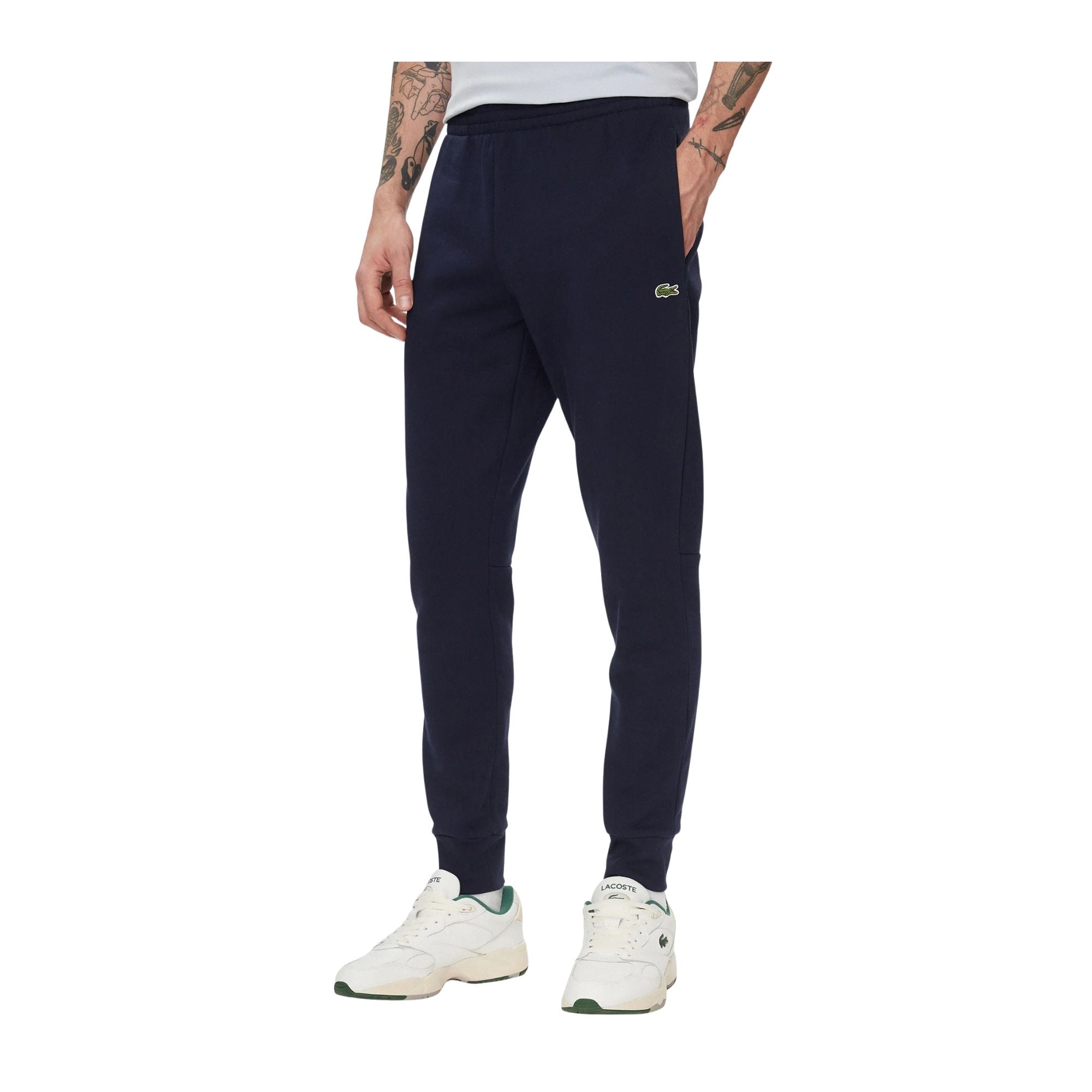 Pantalone Uomo Blu con elastico, in morbido cotone
