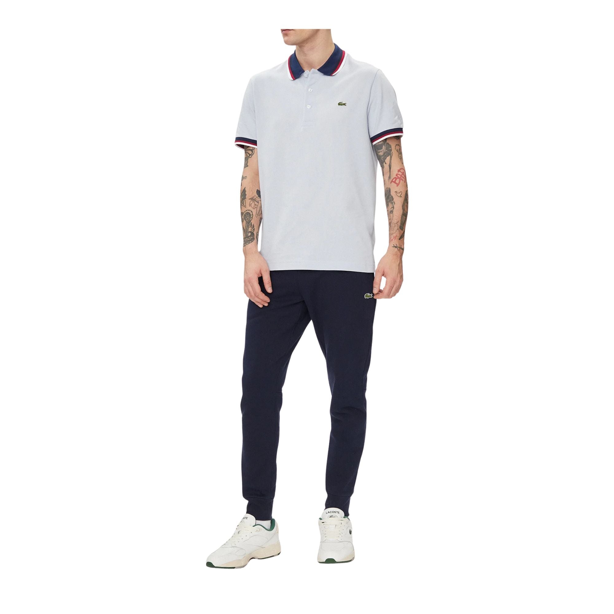 Pantalone Uomo Blu con elastico, in morbido cotone