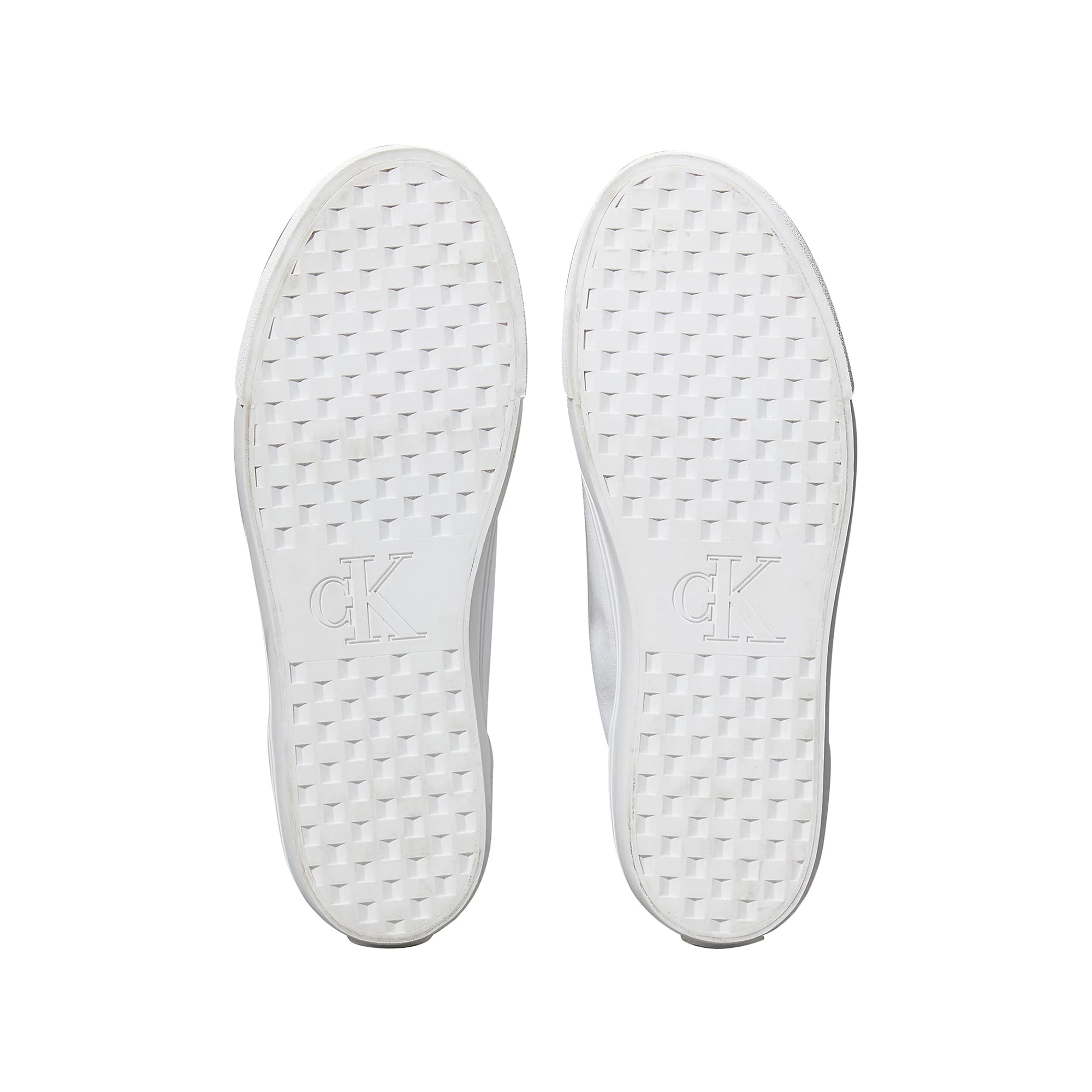 Sneakers Donna in tela con plateau Bianco suola