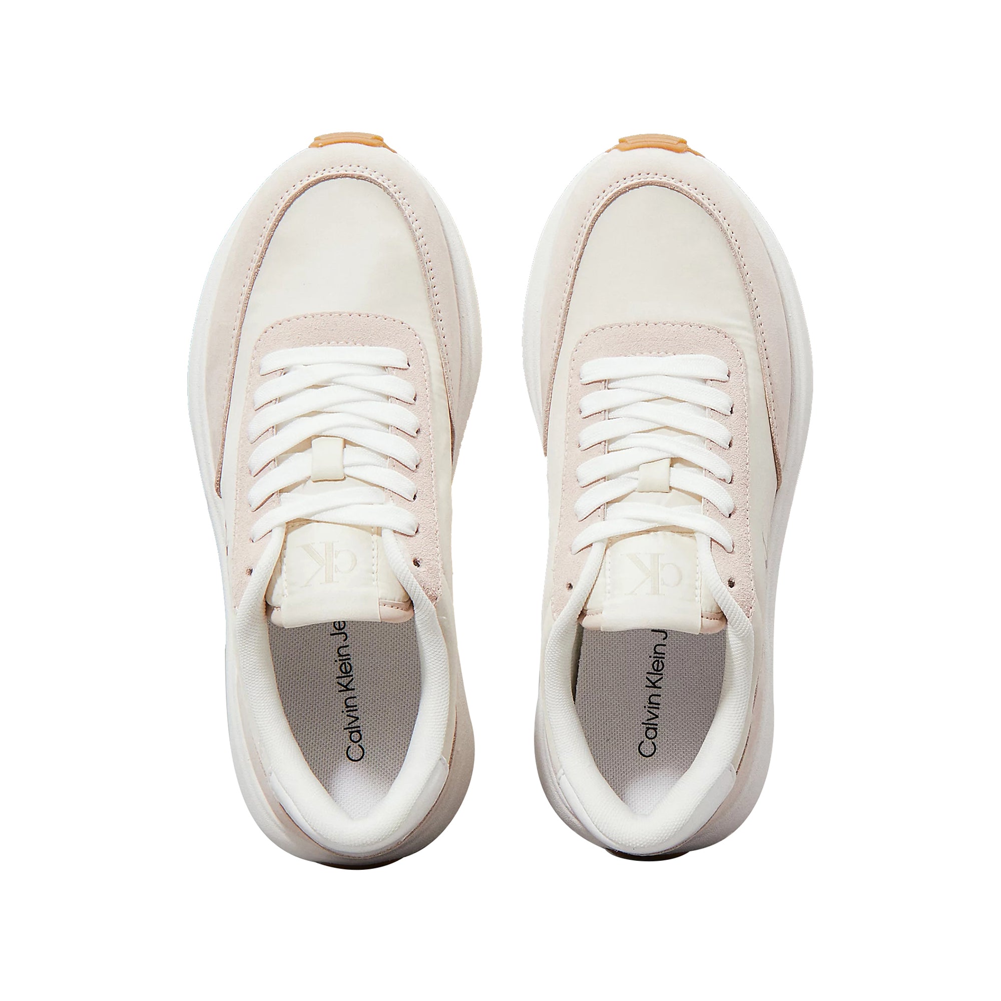 Sneakers Donna in Pelle Beige