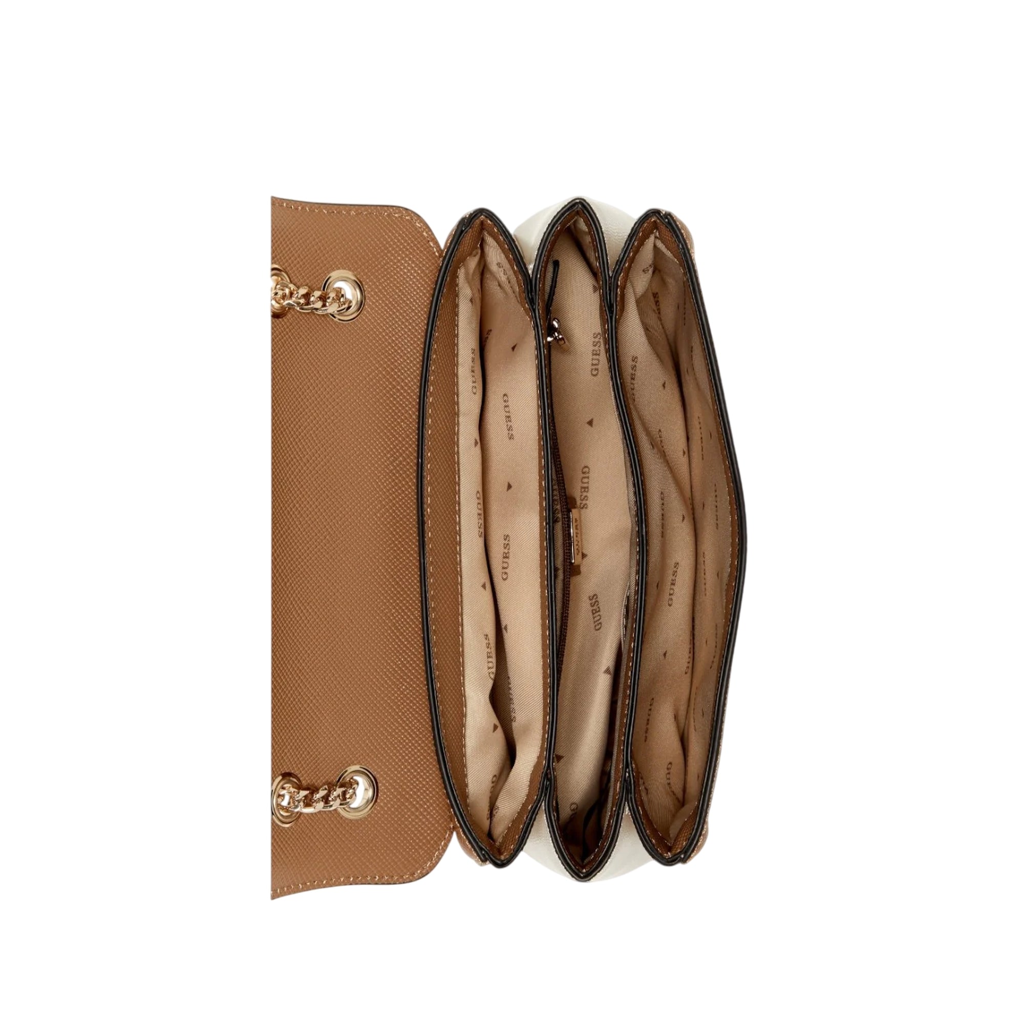 Borsa Donna Noelle II, con inserti a contrasto e tre scomparti interni