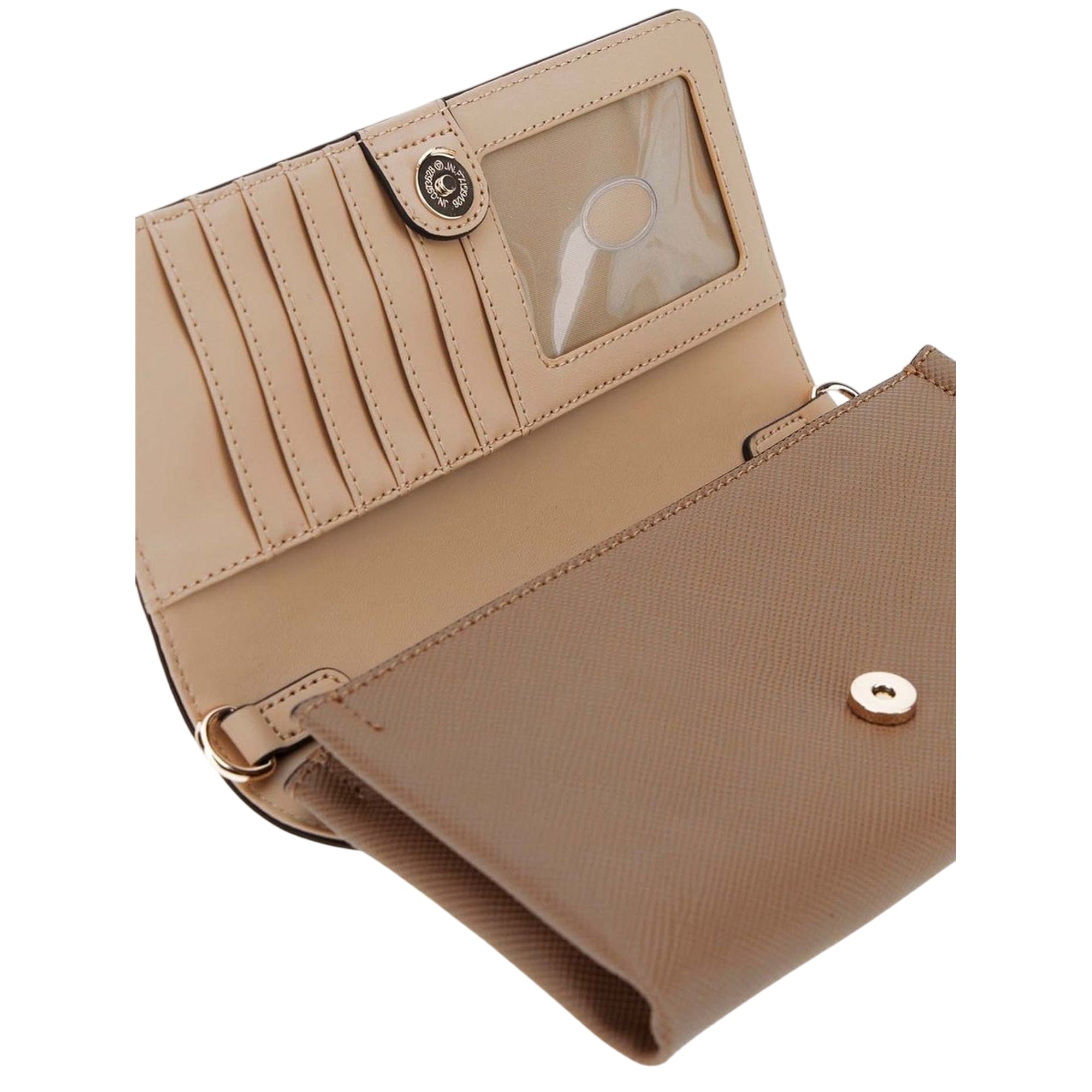 Borsa Donna Noelle Flap a tracolla Bicolore, con tasca posteriore