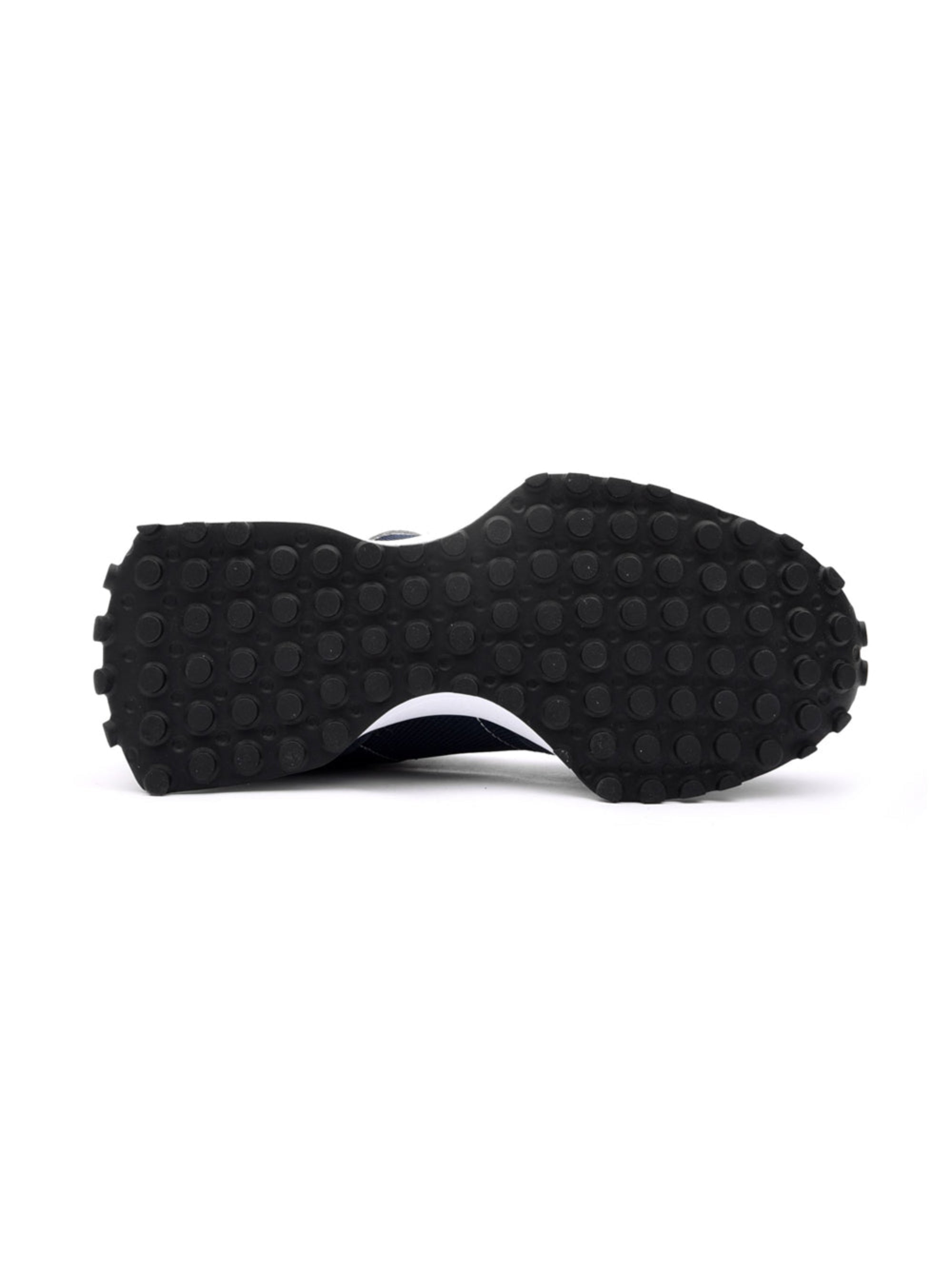 Sneakers Uomo scamosciata con inserti in mesh e maxi logo laterale bianco