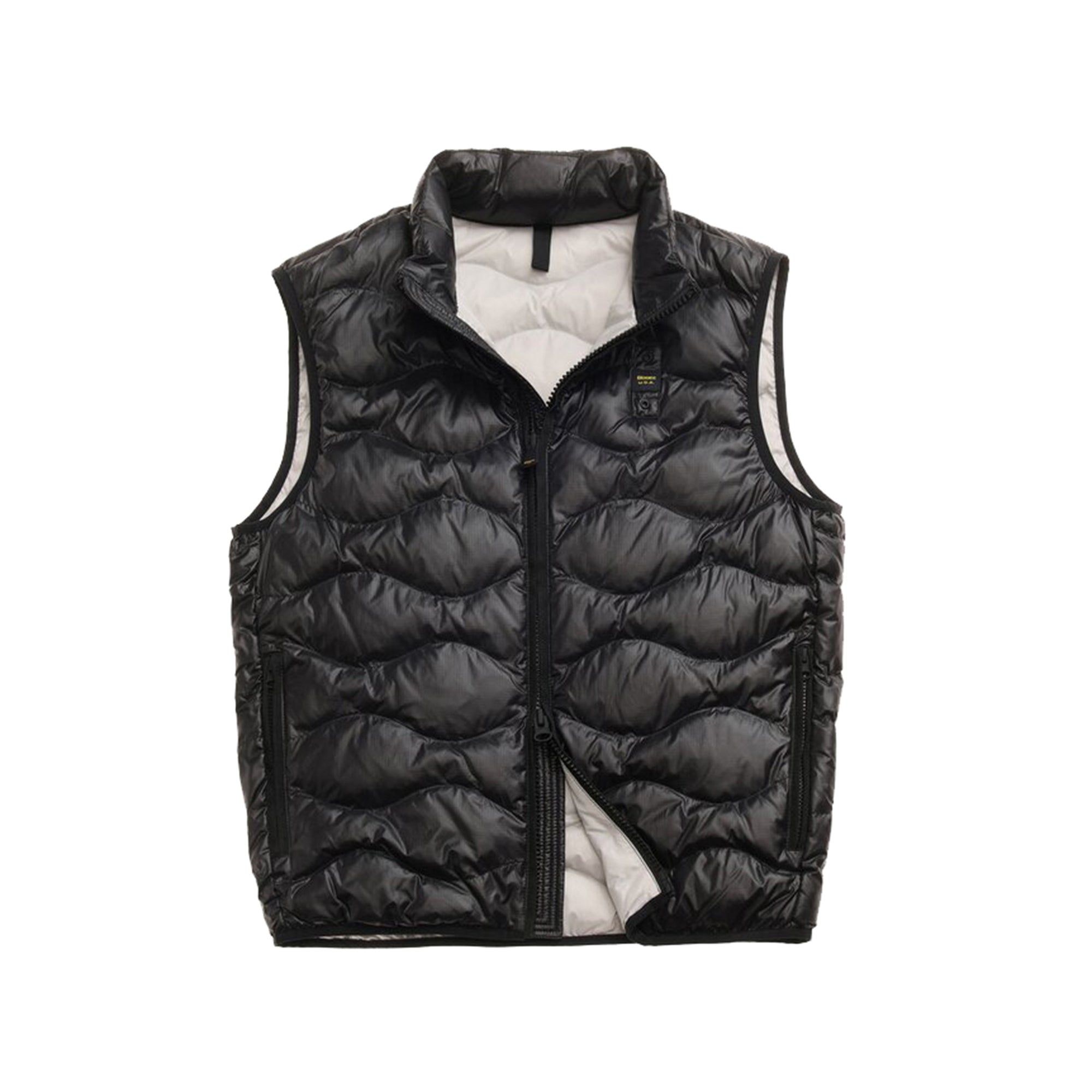 Gilet Uomo Danny ondulato Nero