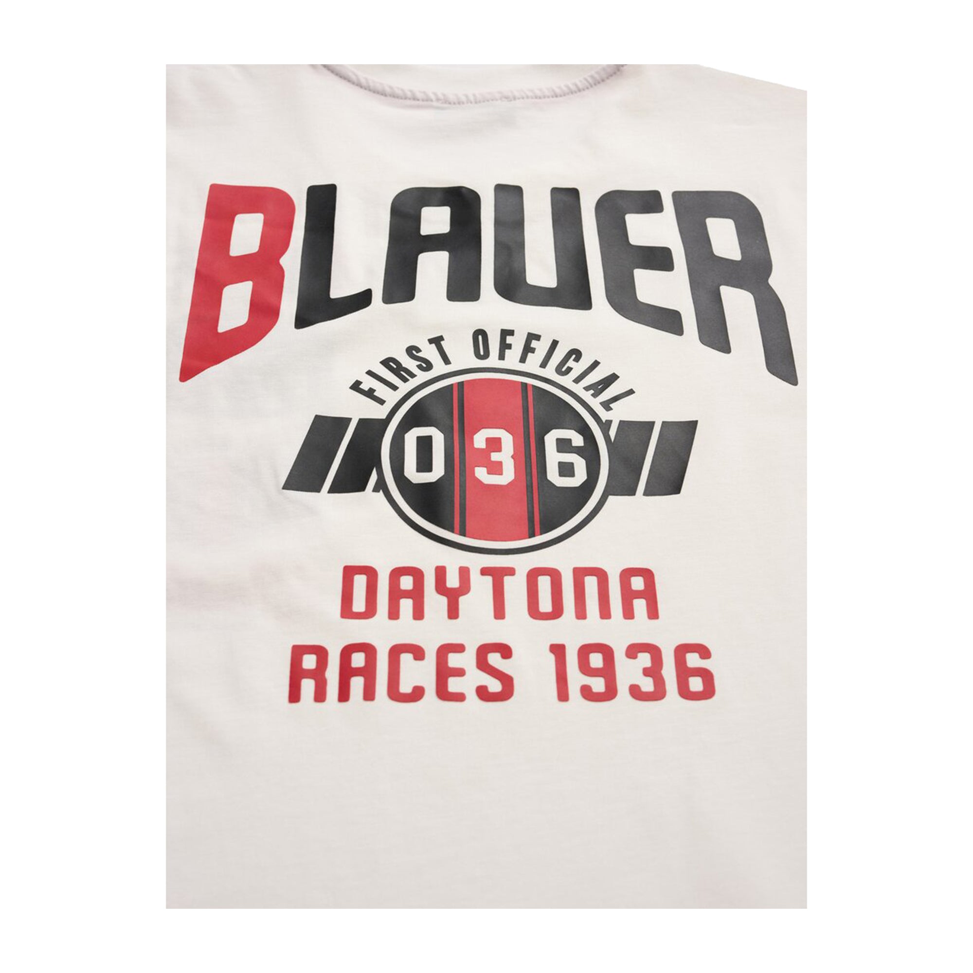 T-shirt Uomo con girocollo e scritte sulle maniche