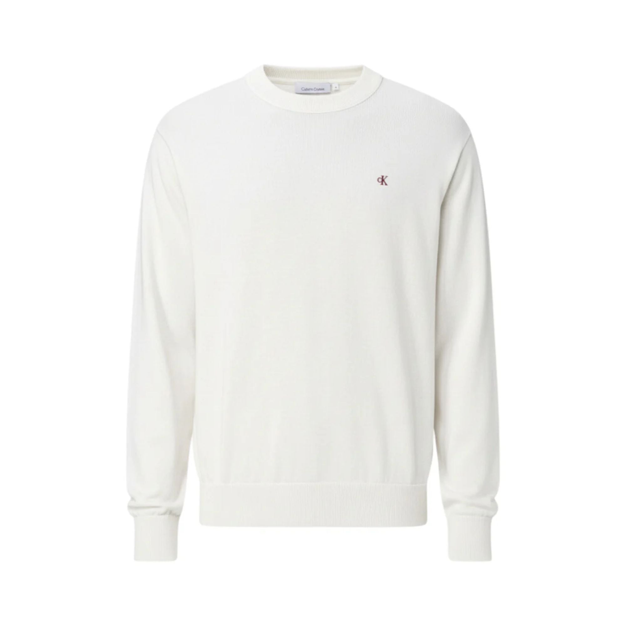 Maglione Uomo con monogramma in cotone taglio relaxed