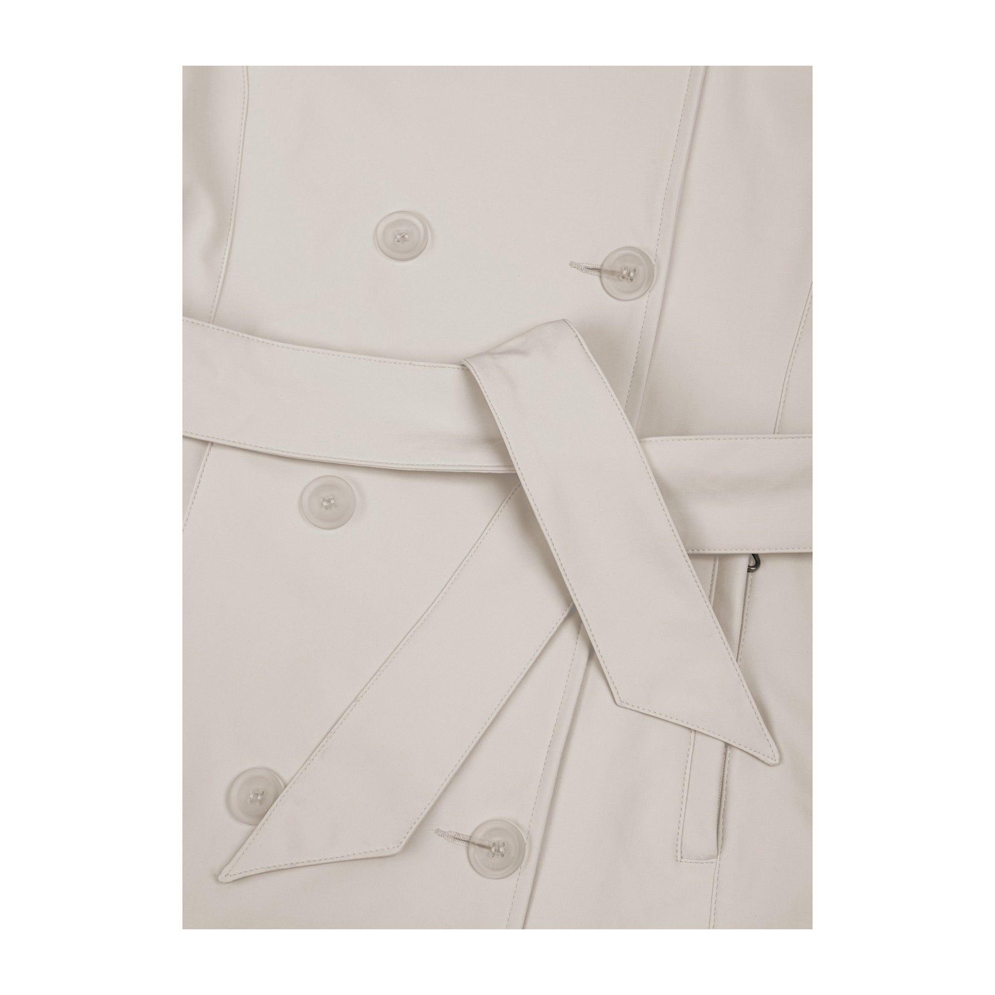 Trench Donna lungo doppiopetto Beige