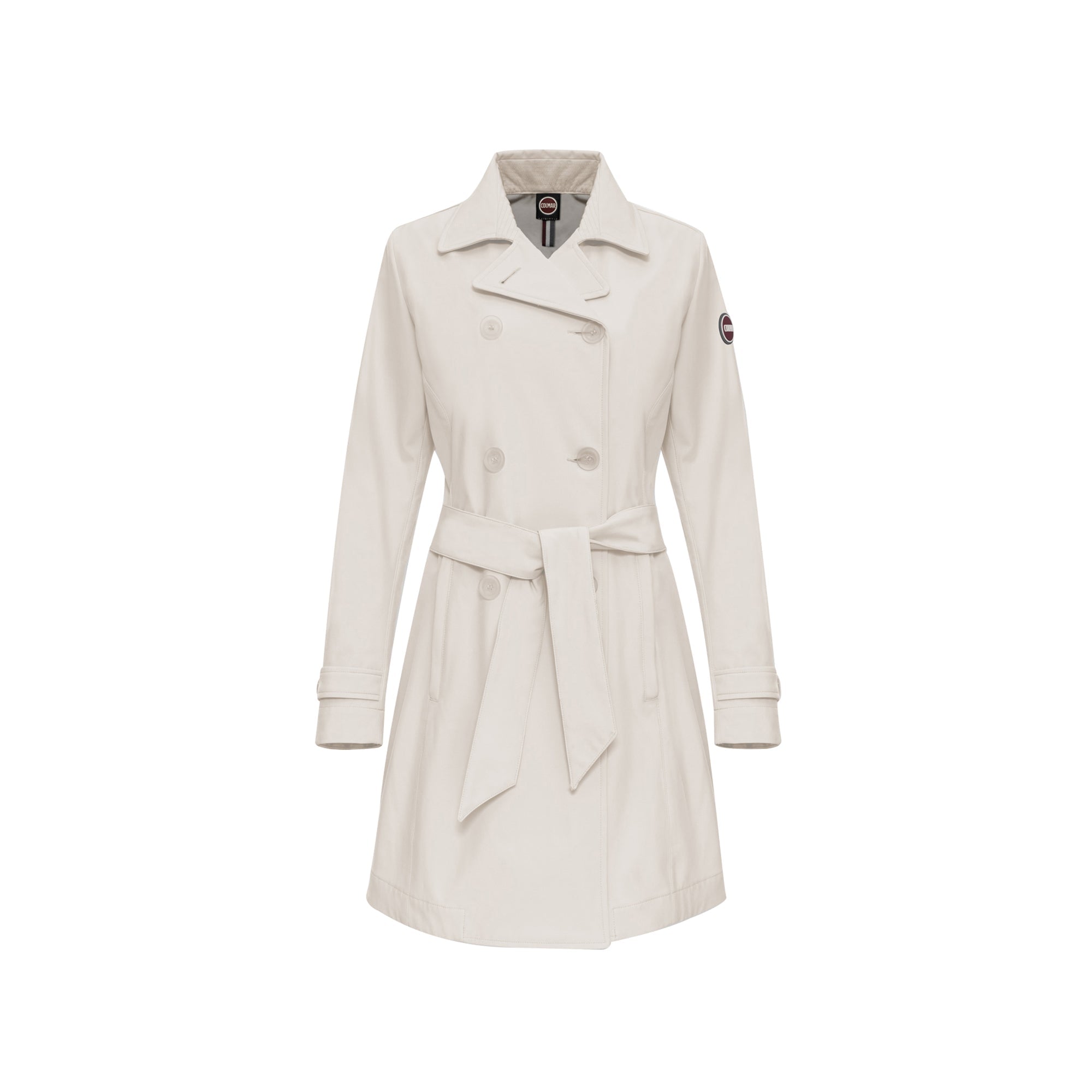 Trench Donna lungo doppiopetto Beige